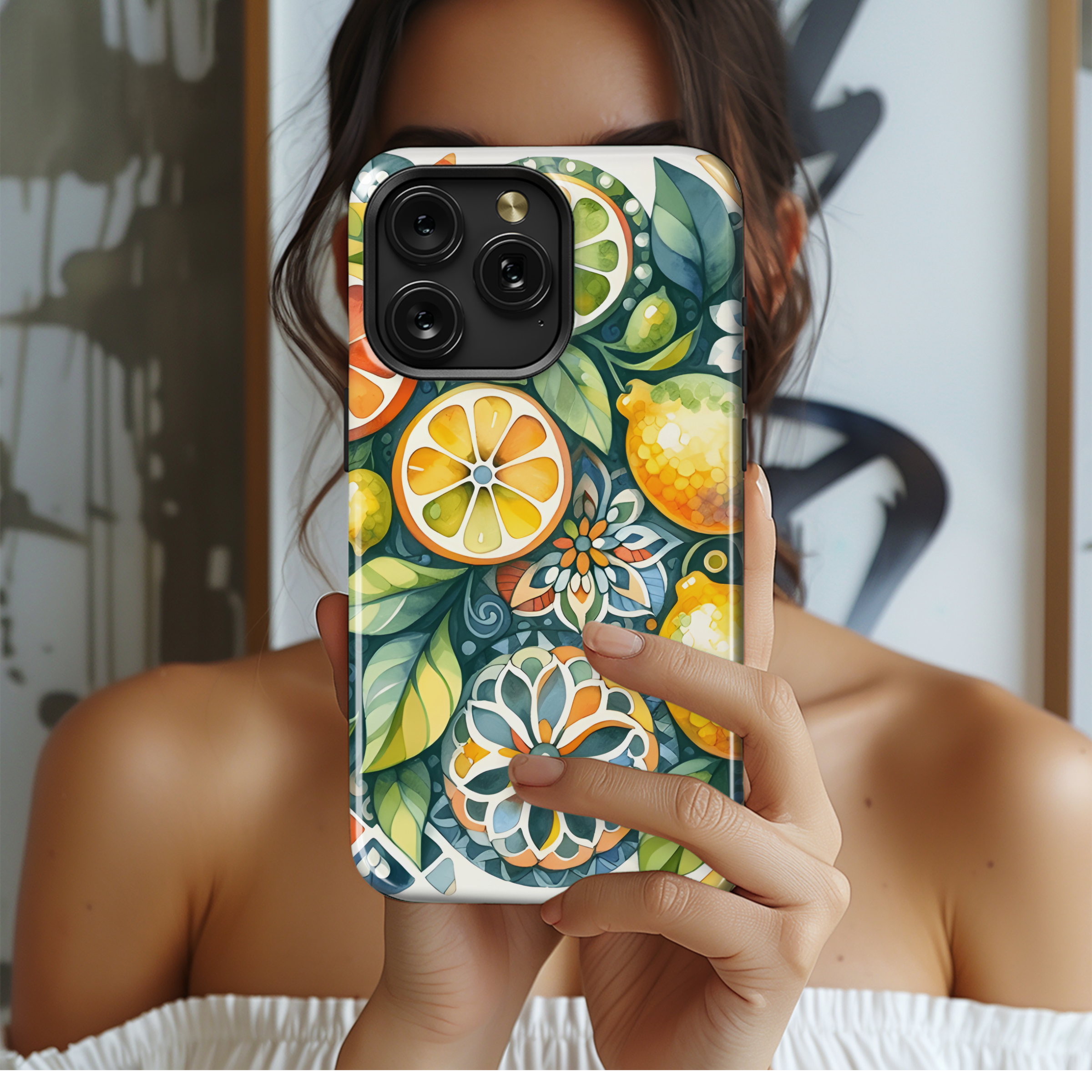 Sicilian Mosaic Phone Case iPhone Samsung Cover Pixel 2866