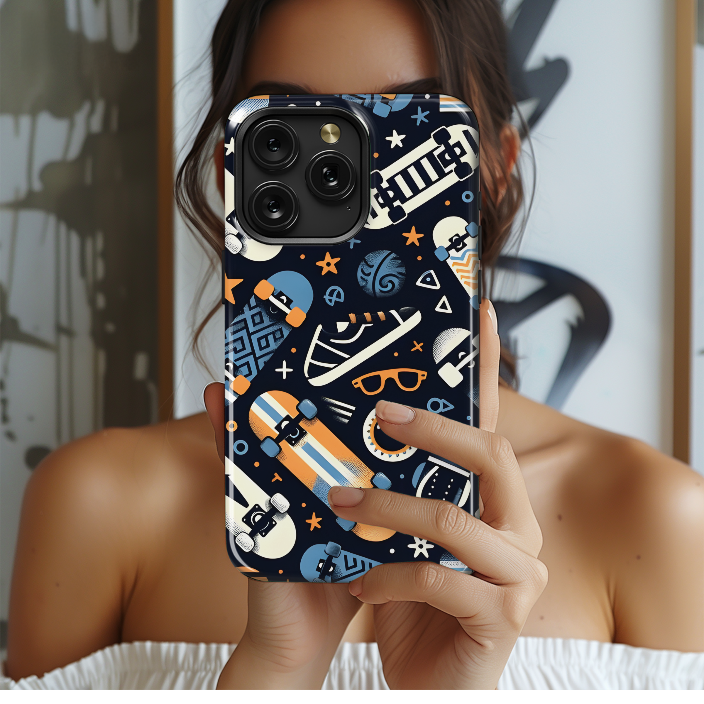 Skateboard Phone Case iPhone Samsung Cover Pixel 2870