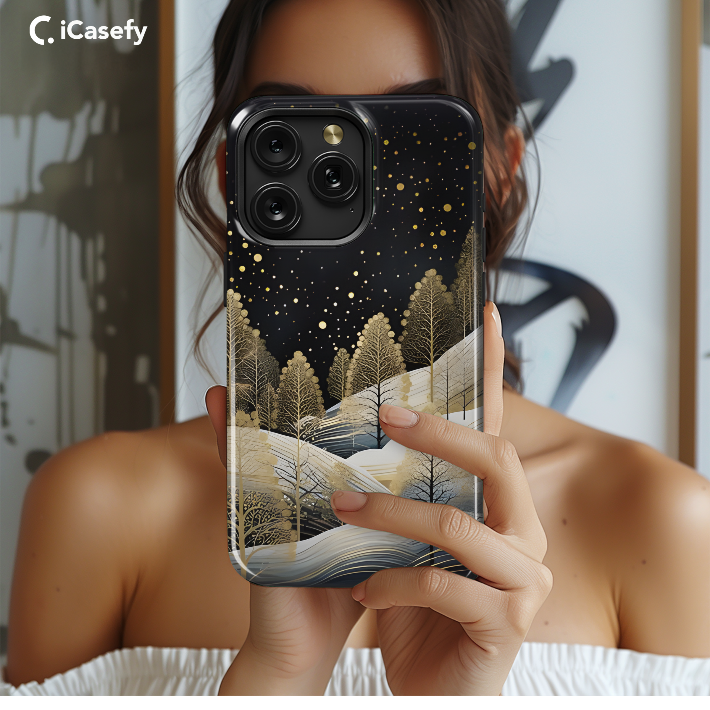 Snow Texture Winter Phone Case iPhone Samsung Cover Pixel 1916