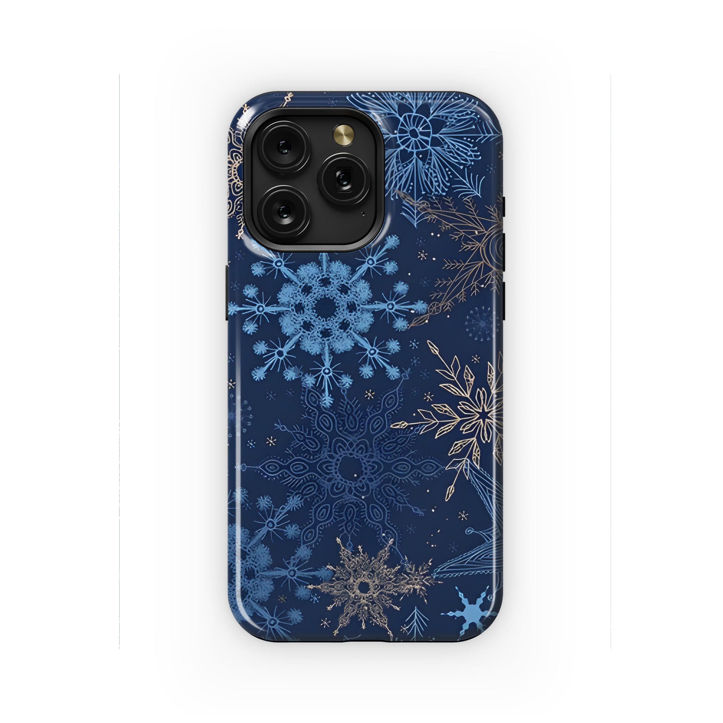 Snowflake Christmas New Year Pattern Phone Case iPhone Samsung Cover Pixel 2316