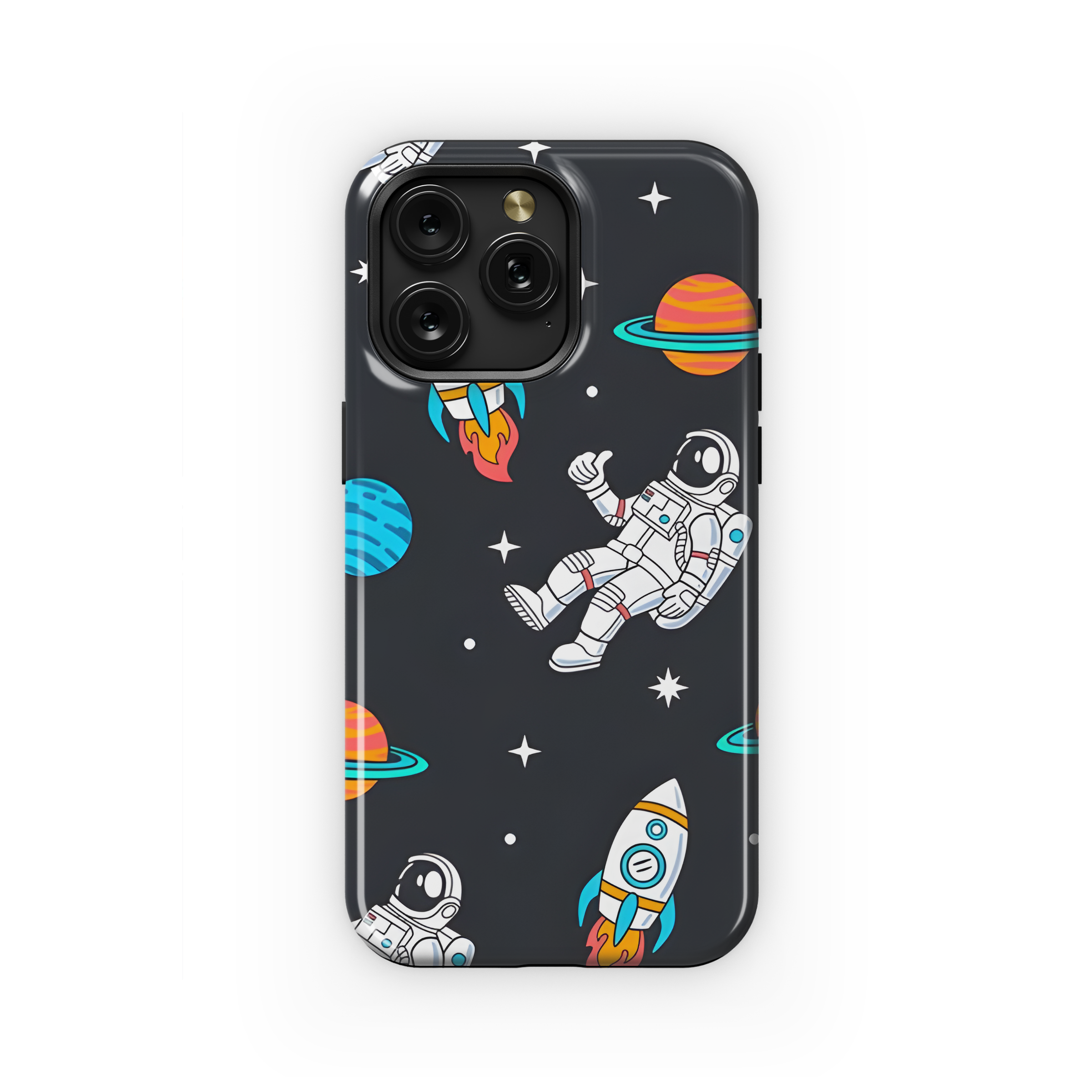 Space Cartoon Phone Case iPhone Samsung Cover Pixel 2612