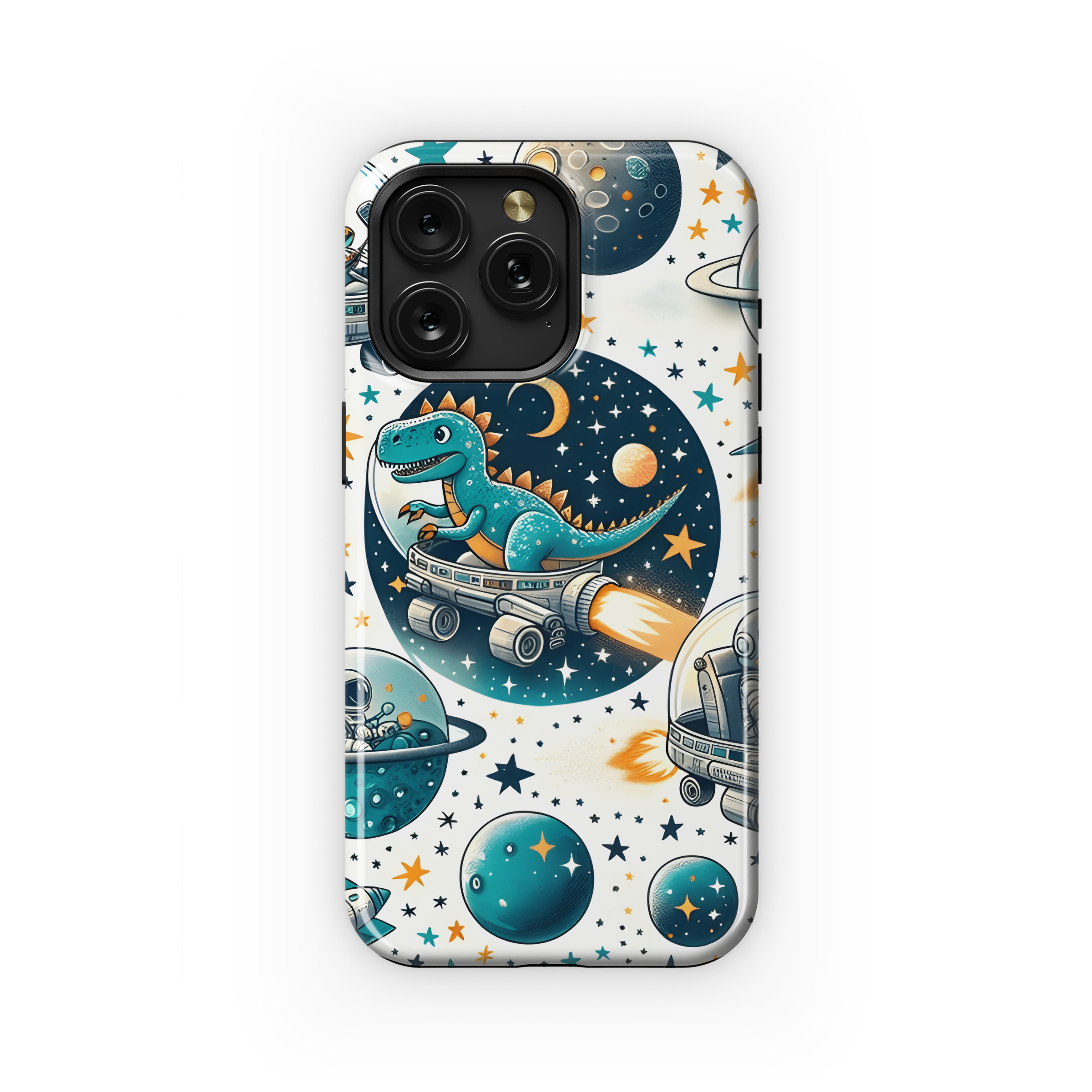 Space Dino Adventure Phone Case iPhone Samsung Cover Pixel 2886