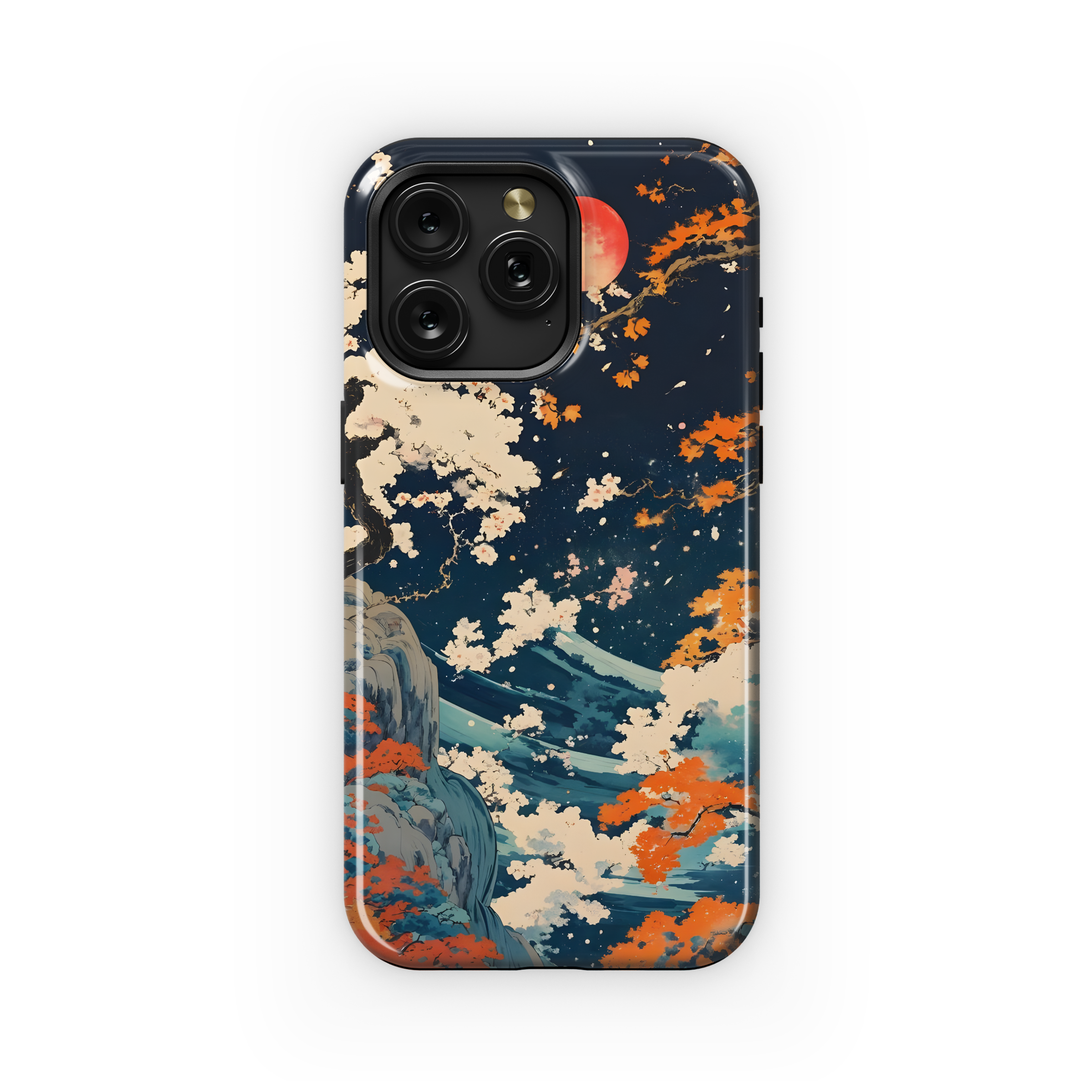 Spring Moon Sakura Nocturne Phone Case iPhone Samsung Cover Pixel 1900