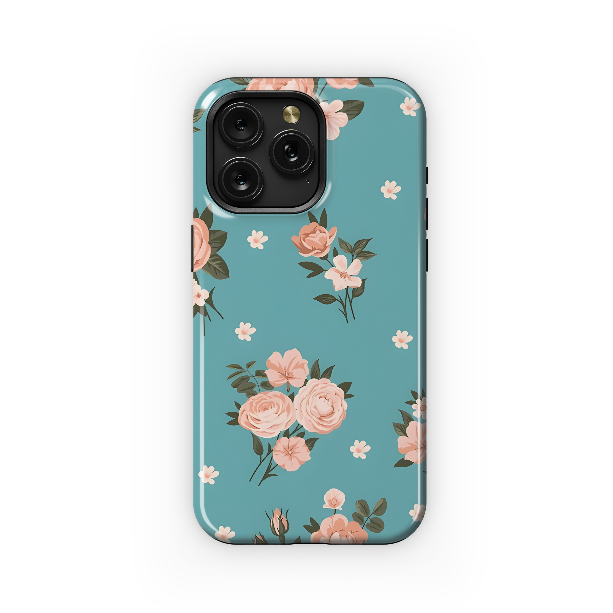 Summer Dress Vintage Roses Fabric Pattern Phone Case iPhone Samsung Cover Pixel 2350