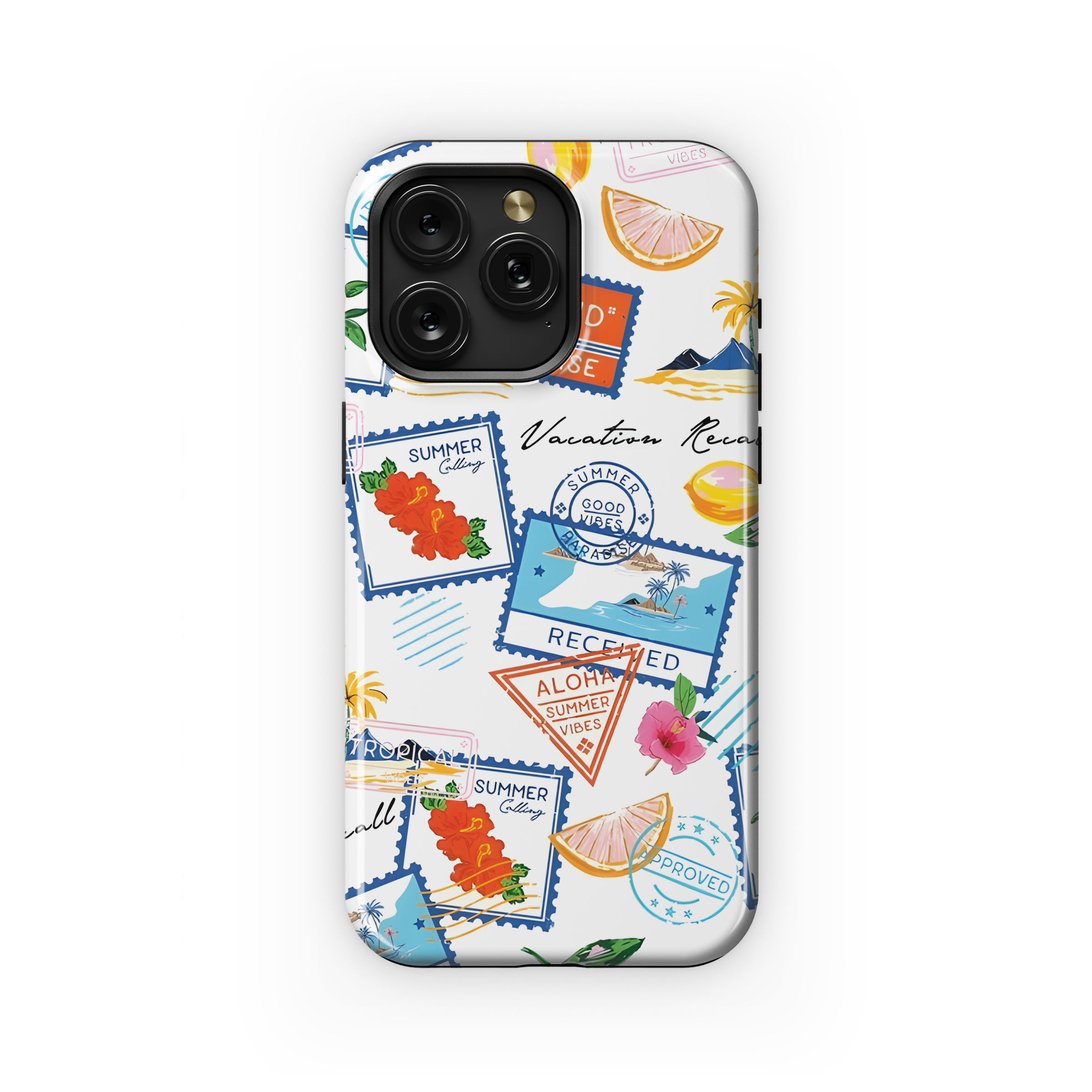 Summer Vacation Travel Postmark Phone Case iPhone Samsung Cover Pixel 2682