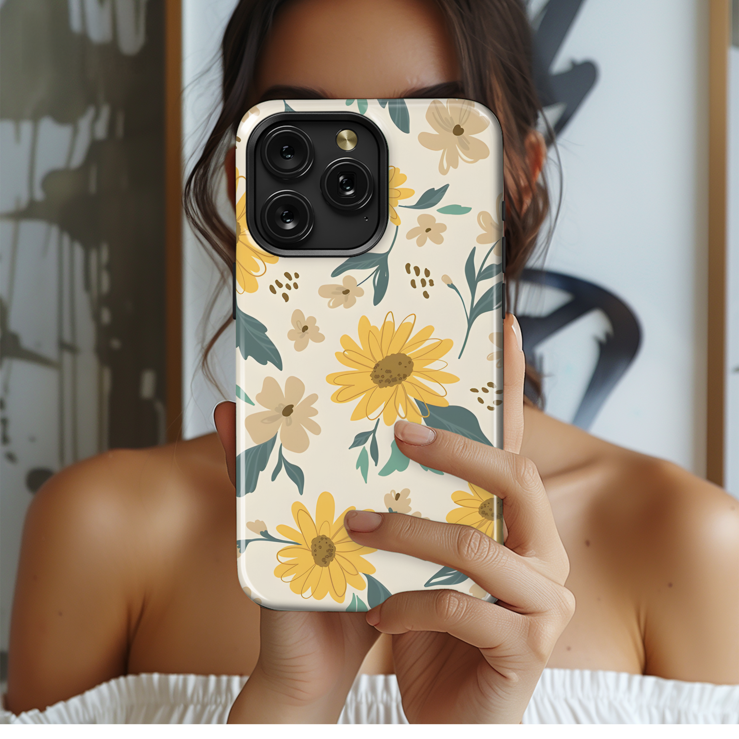 Sunflower Phone Case iPhone Samsung Cover Pixel 2846