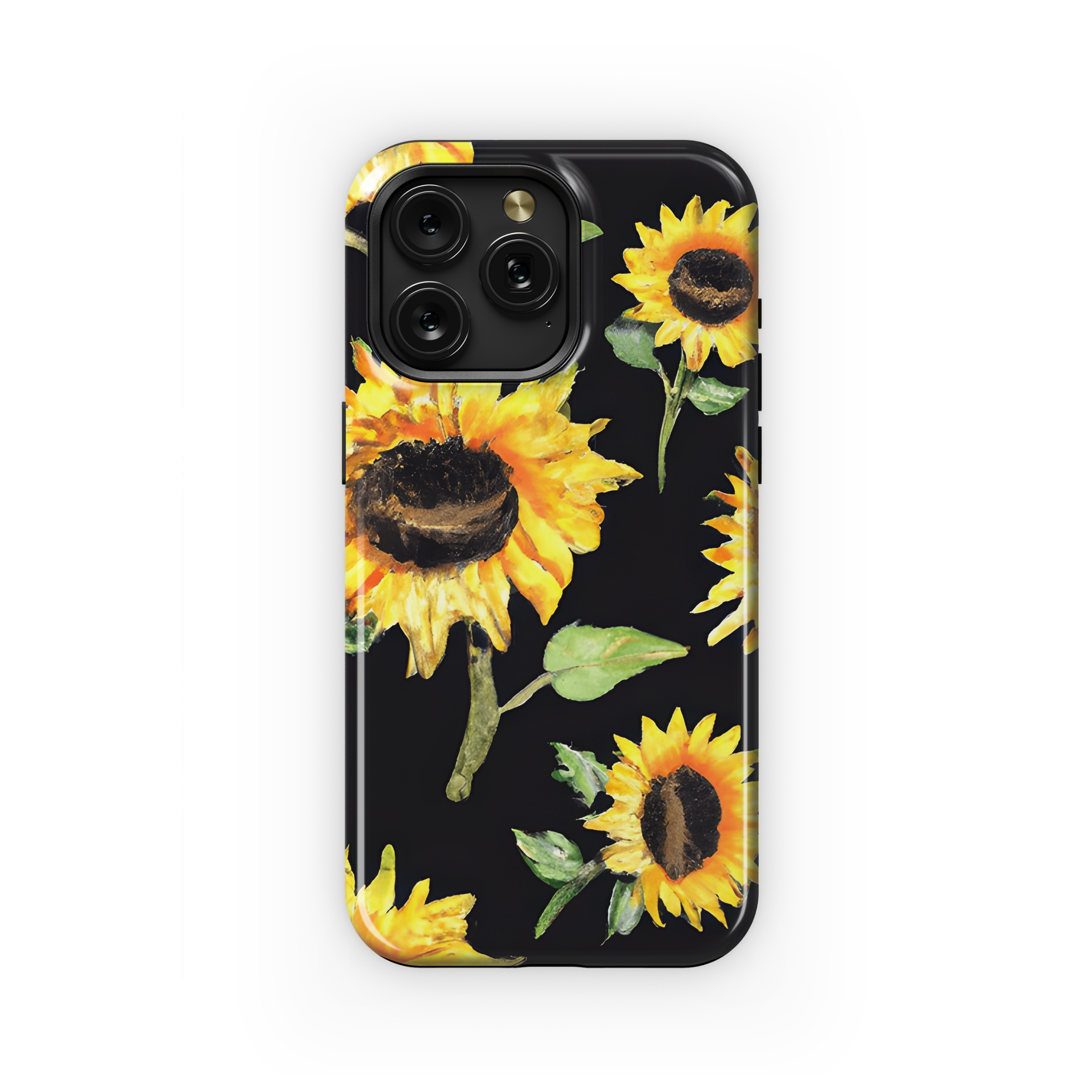 Sunflowers Black Phone Case iPhone Samsung Cover Pixel 2922