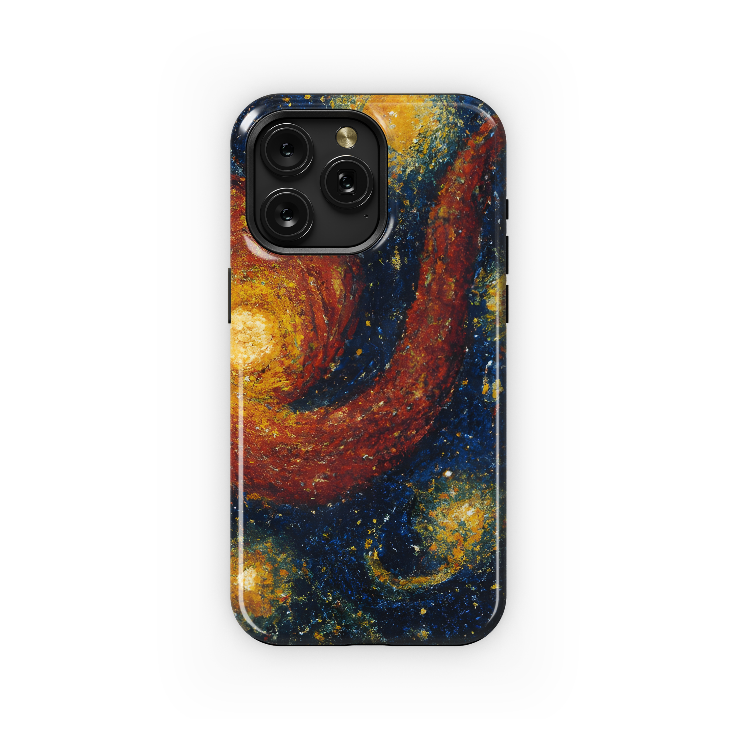 The Starry Night Oil Canvas Phone Case iPhone Samsung Cover Pixel 2937