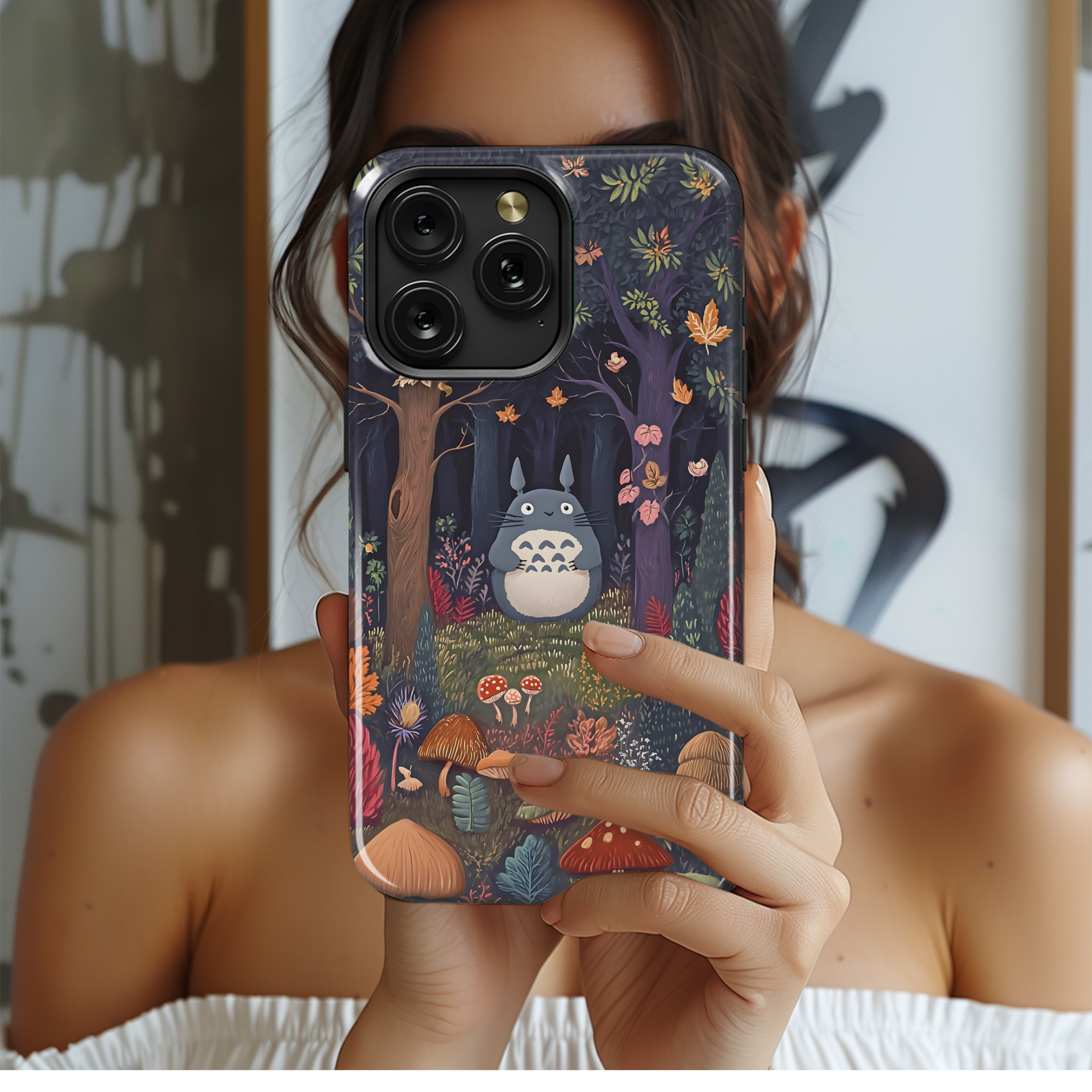 Totoro Forest Magic
 Phone Case iPhone Samsung Cover Pixel 4133