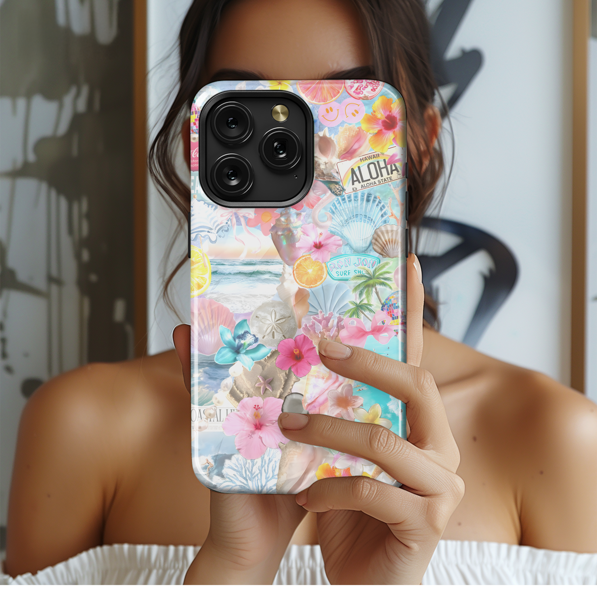 Tropical Beach Vibes
 Phone Case iPhone Samsung Cover Pixel 4196