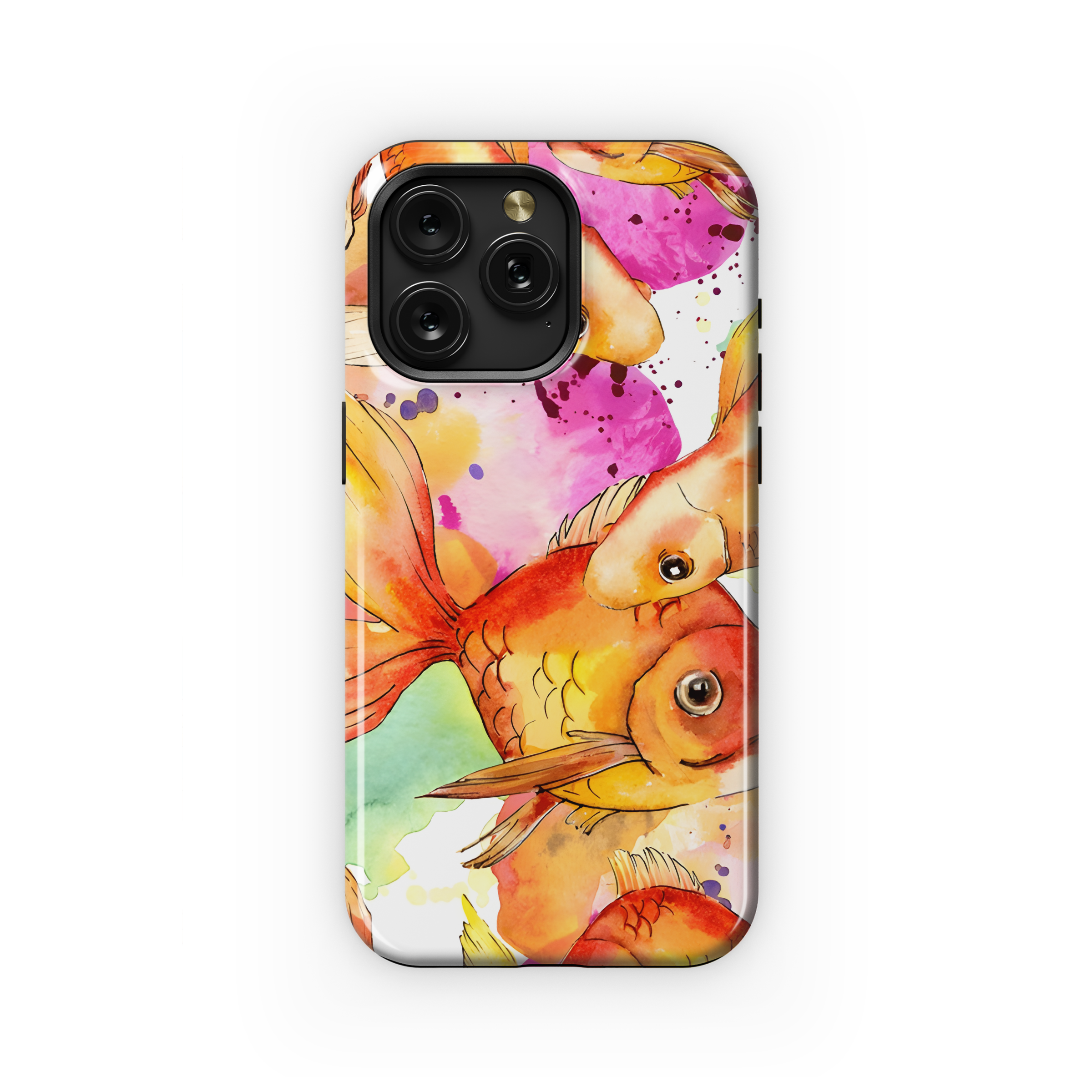 Tropical Fish Watercolor Phone Case iPhone Samsung Cover Pixel 2650