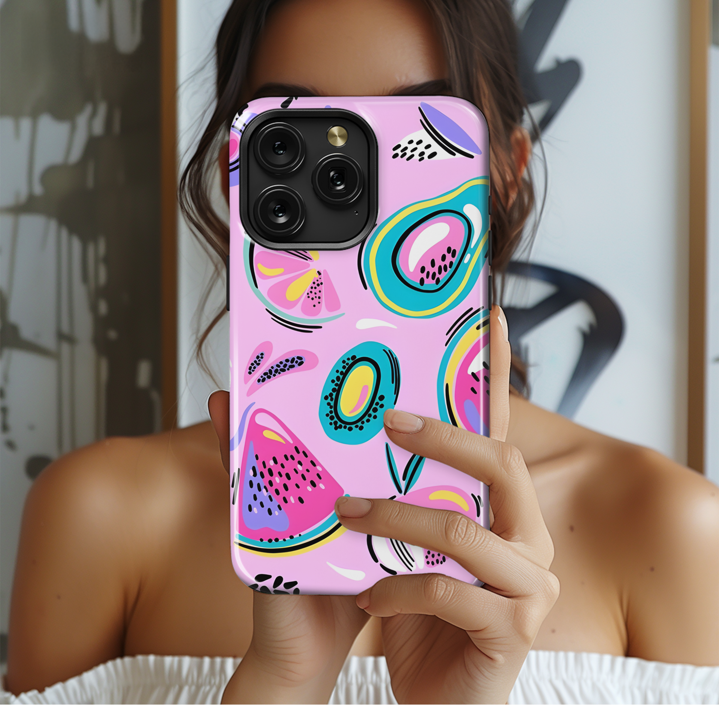 Tropical Fruit Phone Case iPhone Samsung Cover Pixel 2848