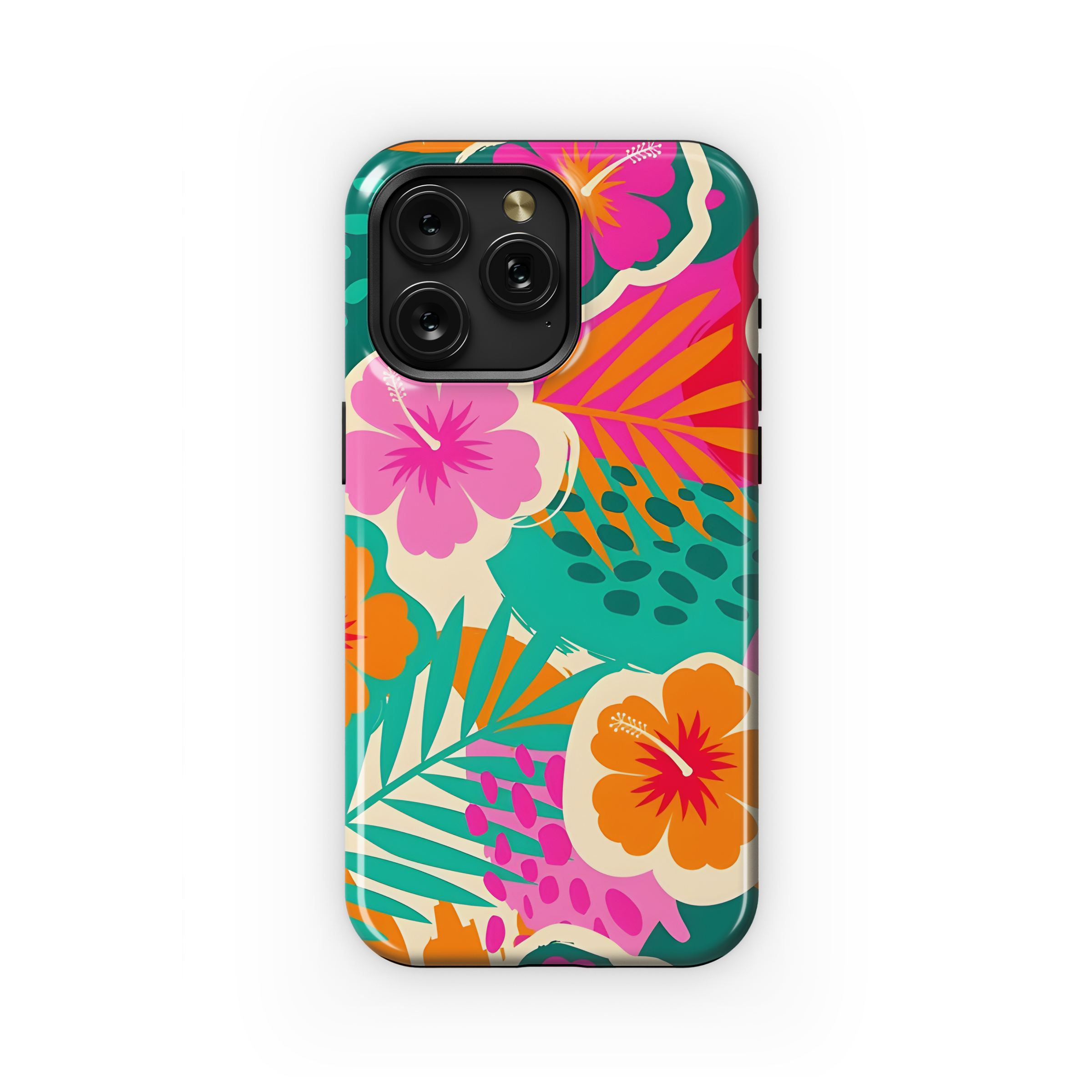 Tropical Hibiscus Leaf Phone Case iPhone Samsung Cover Pixel 2784