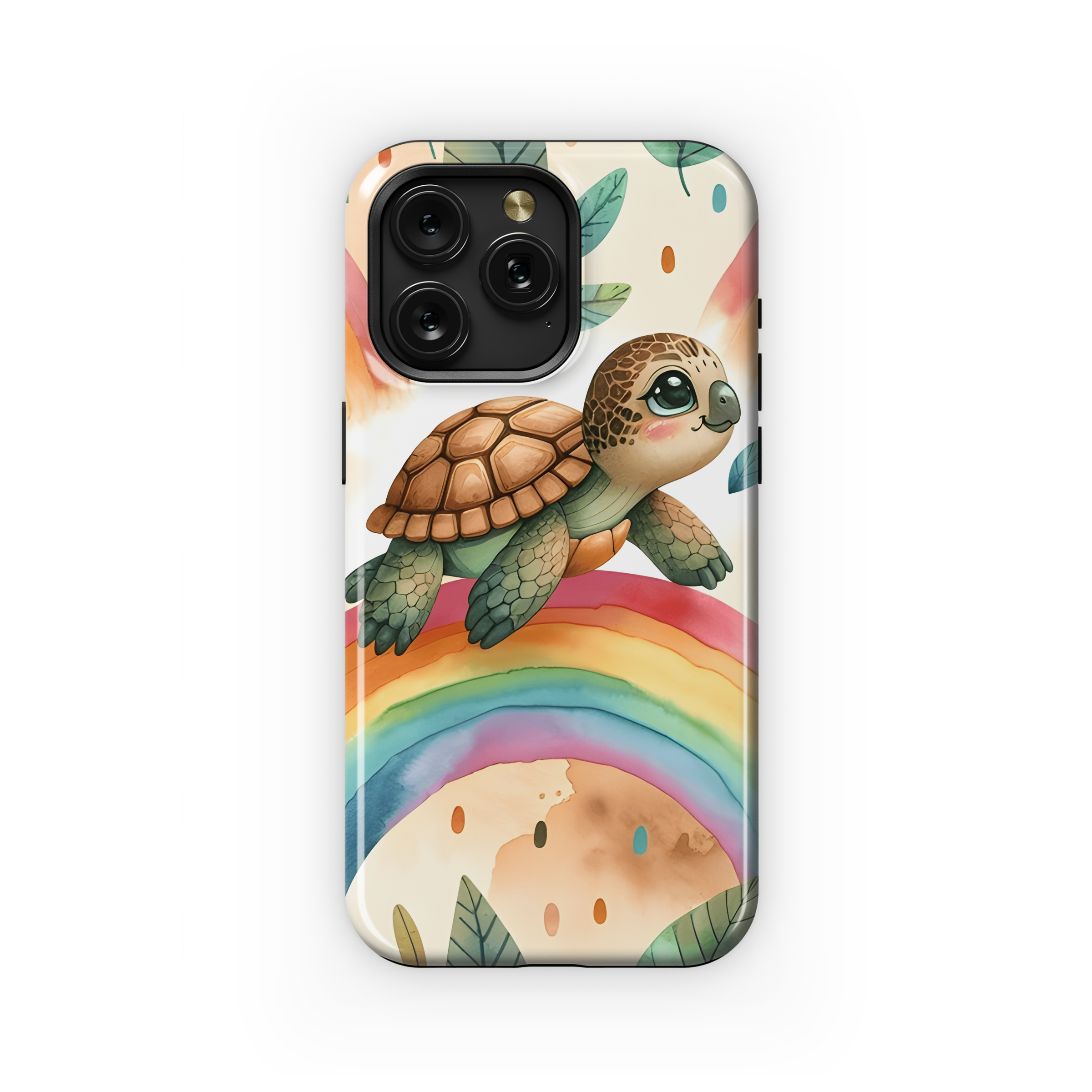 Turtle Rainbow Phone Case iPhone Samsung Cover Pixel 2895