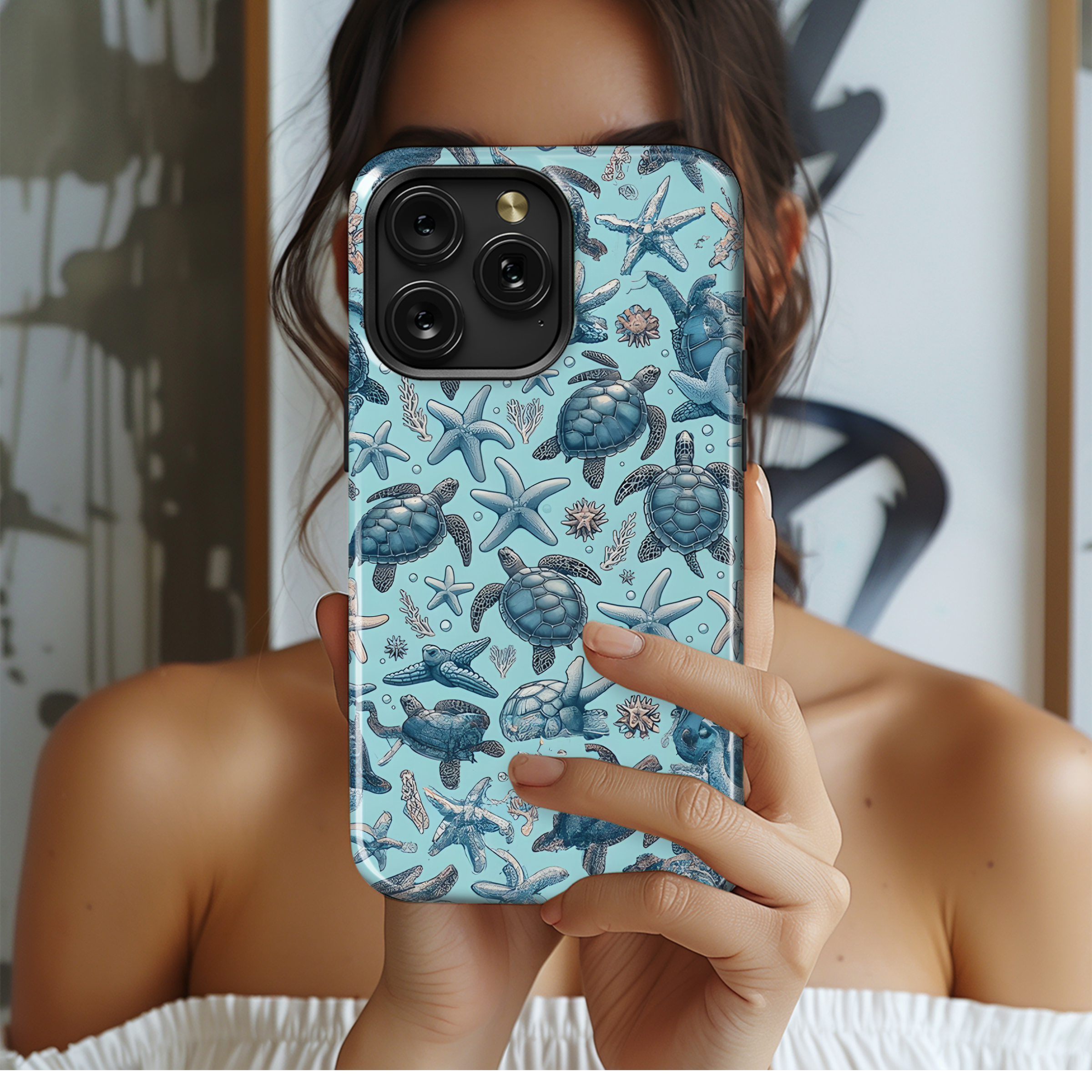 Turtles Starfish Phone Case iPhone Samsung Cover Pixel 2927