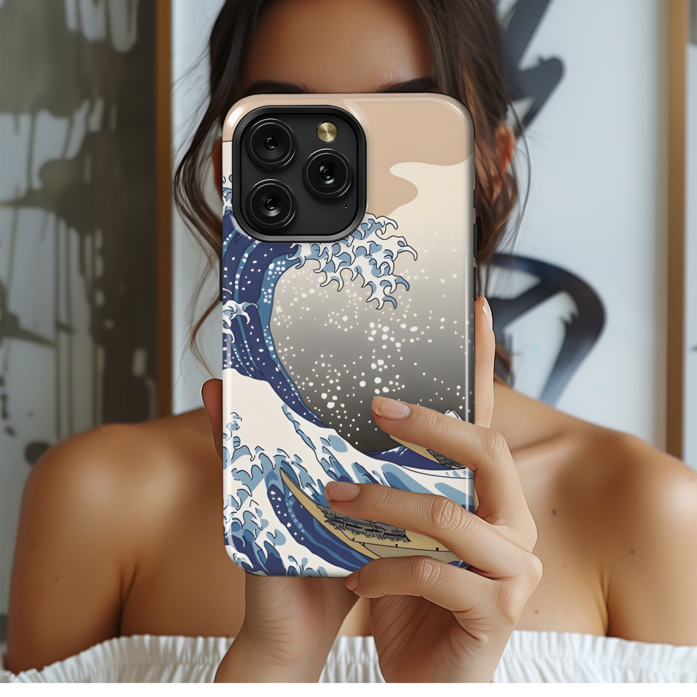 Ukiyoe Wave Phone Case iPhone Samsung Cover Pixel 2561