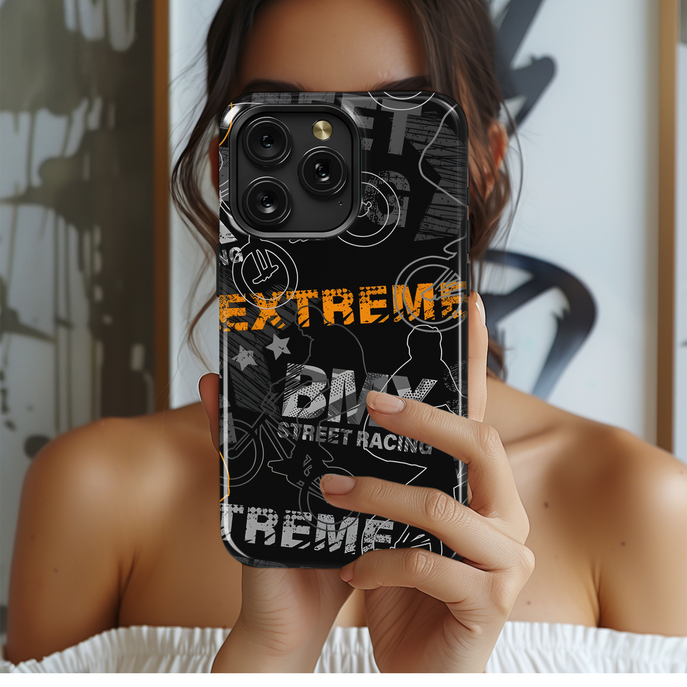 Urban Grunge BMX Skateboards Phone Case iPhone Samsung Cover Pixel 2538