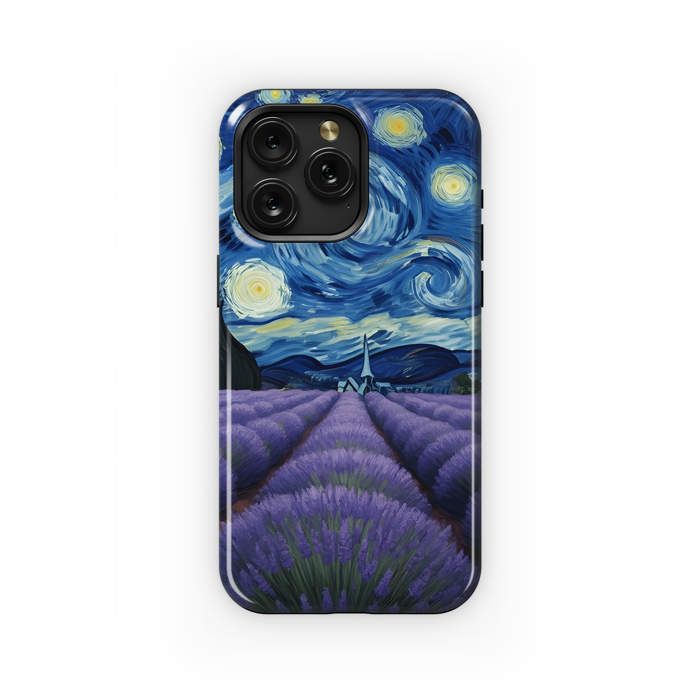 Van Gogh Dreamy Lavender Field Phone Case iPhone Samsung Cover Pixel 2416