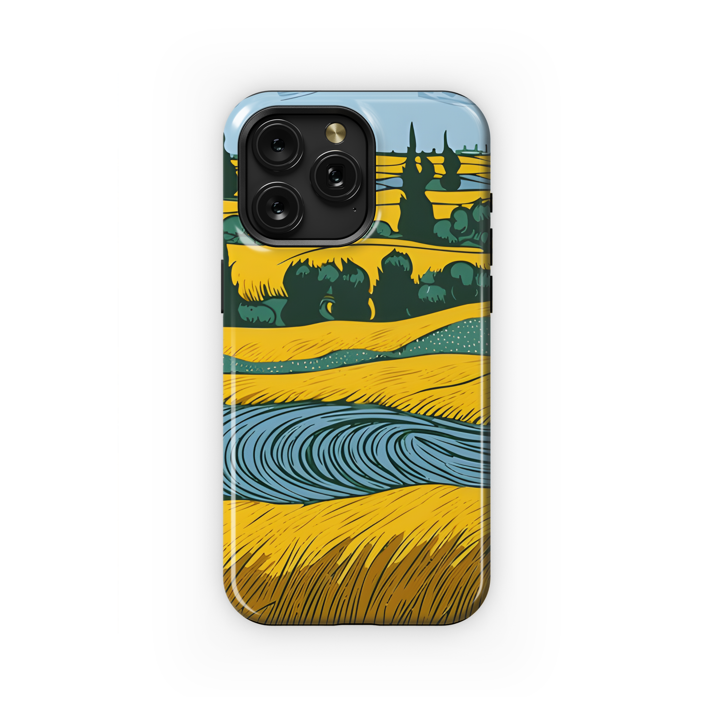 Van Gogh Landscape Wheat Field Forest Phone Case iPhone Samsung Cover Pixel 2415