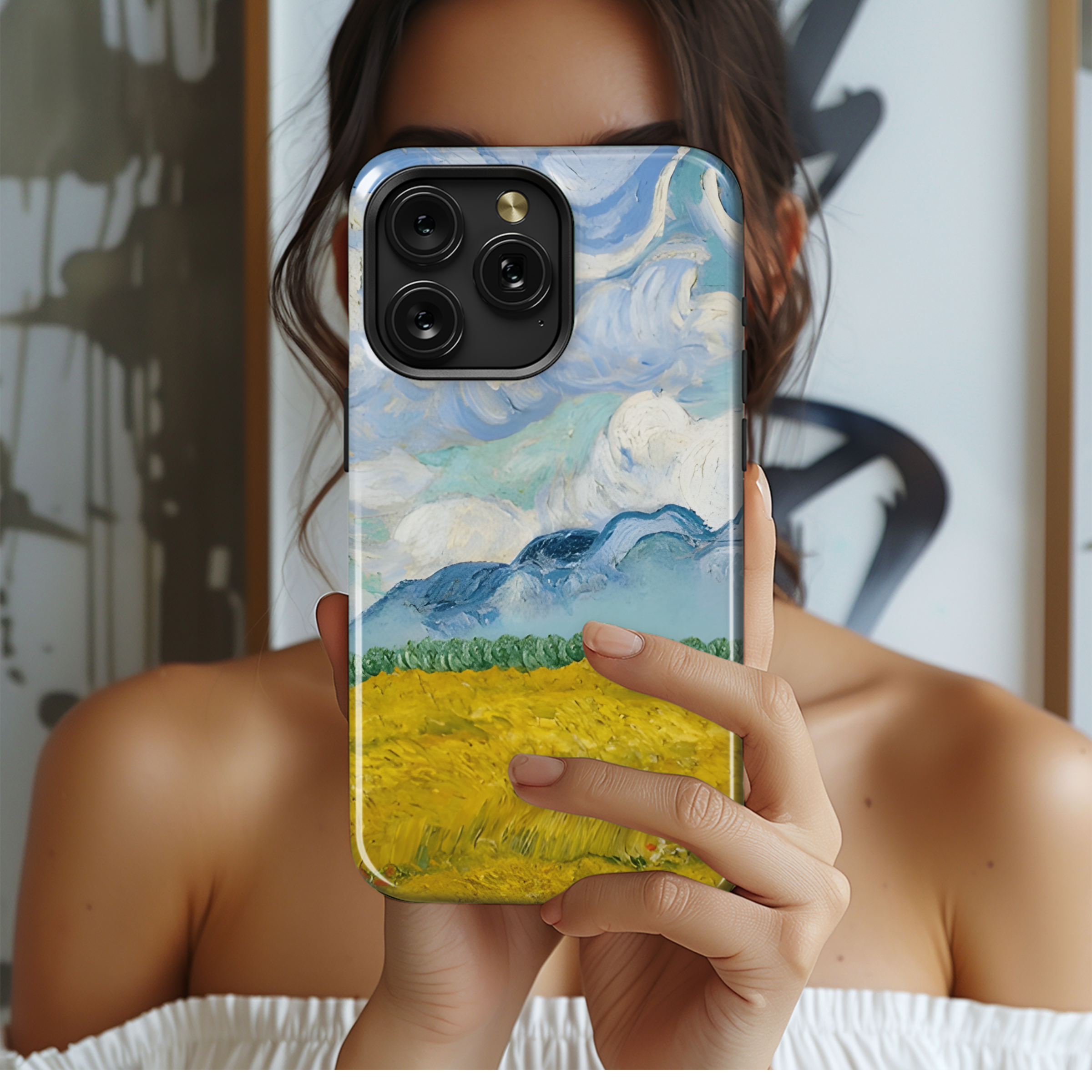 Van Gogh Wheat Field Phone Case iPhone Samsung Cover Pixel 2410