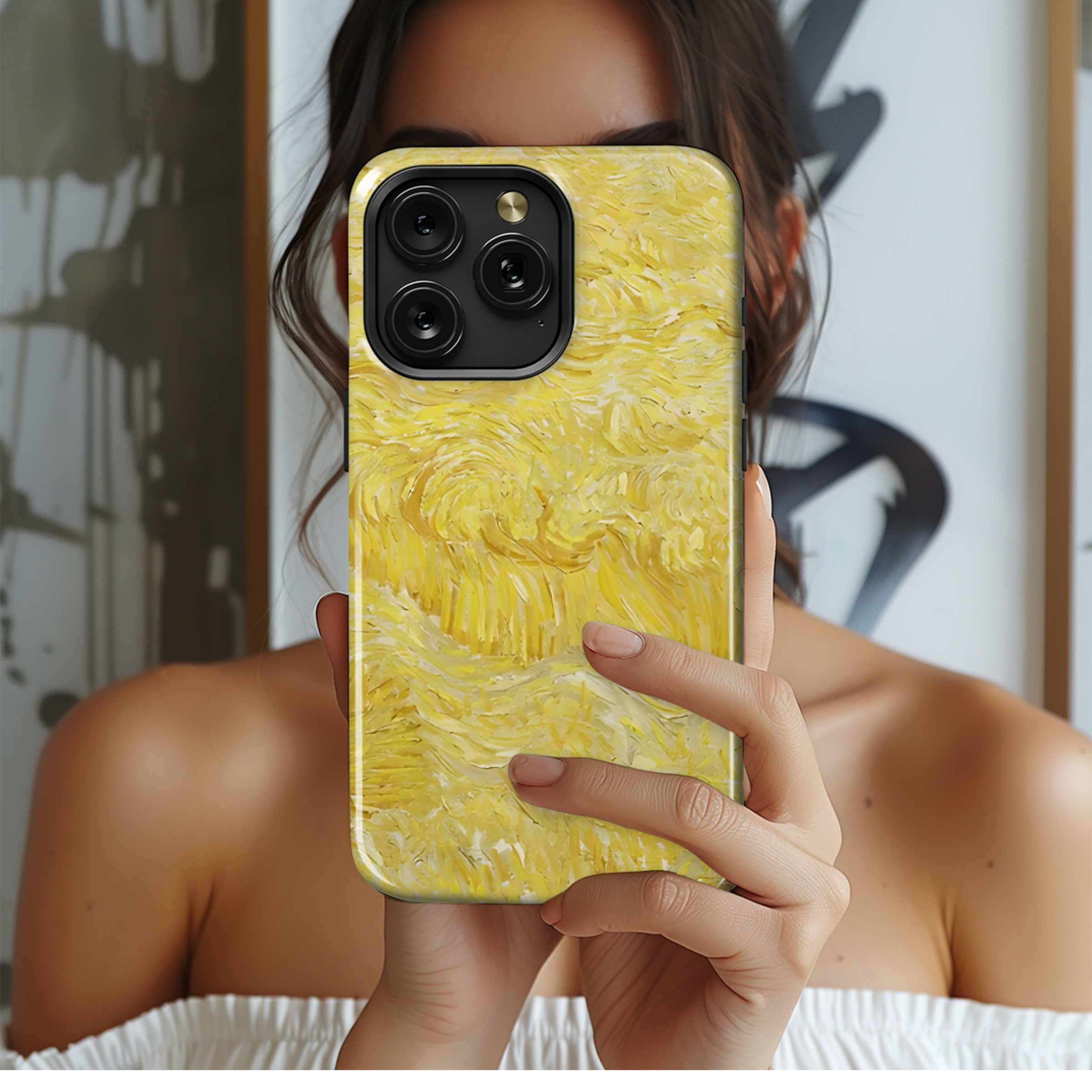 Van Gogh Wheatfield Phone Case iPhone Samsung Cover Pixel 2412