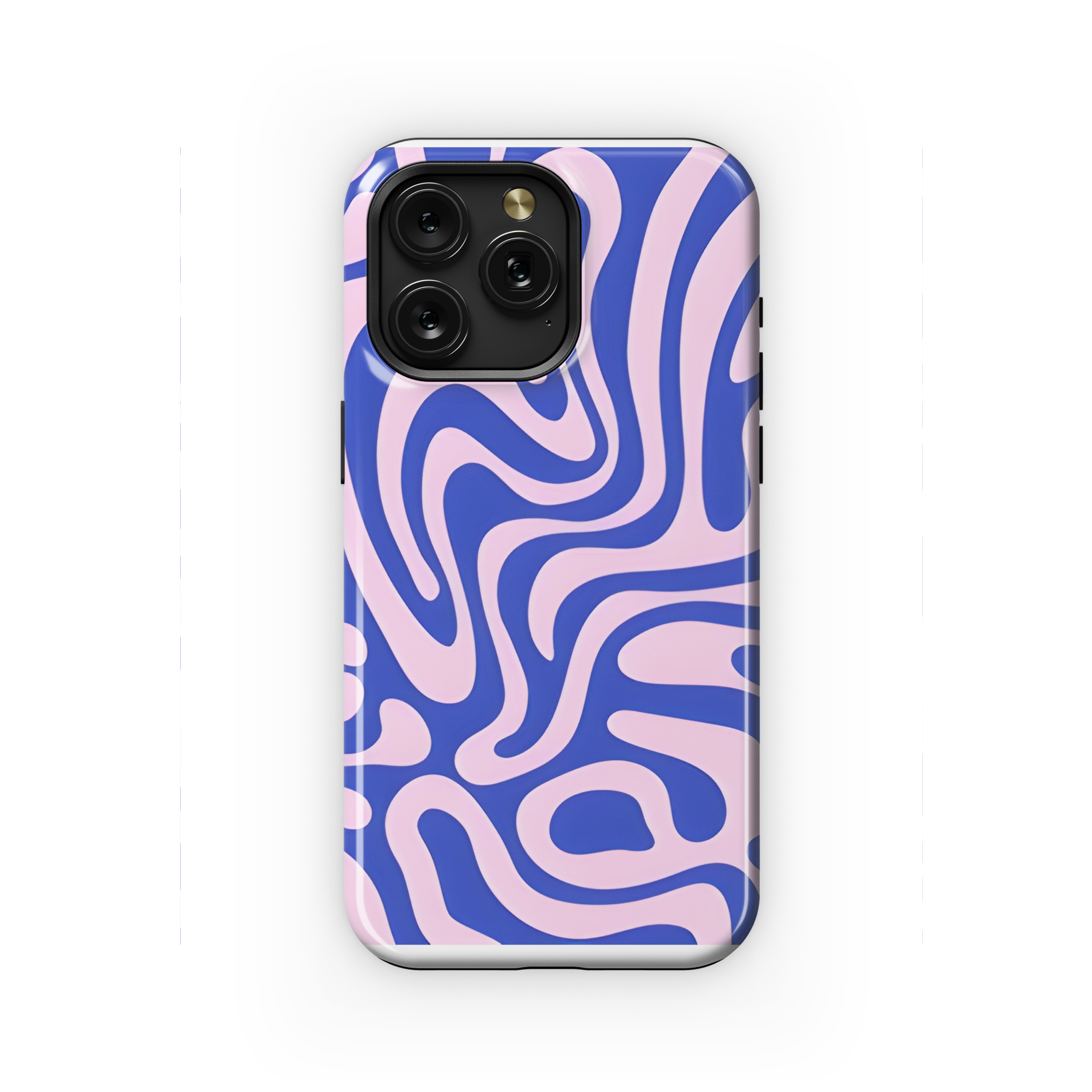 Vibrant Retro Wavy Pattern Phone Case iPhone Samsung Cover Pixel 2155