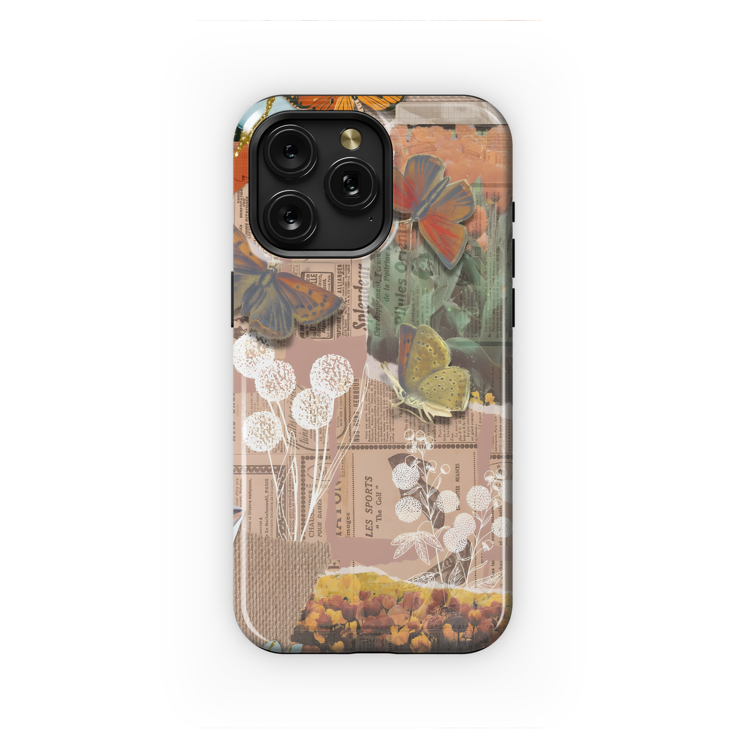 Vintage Butterfly Collage
 Phone Case iPhone Samsung Cover Pixel 4000