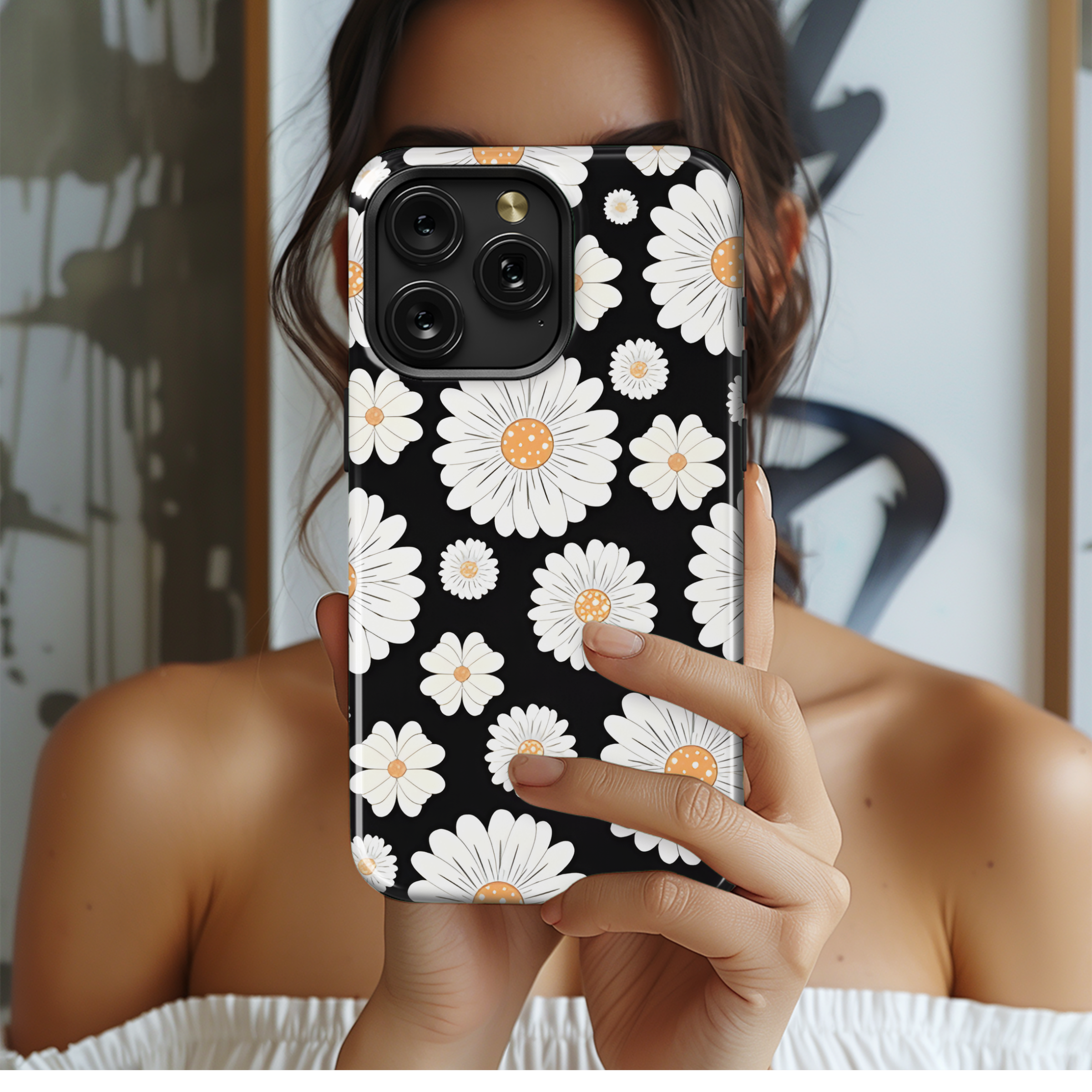 Vintage Flowers Seamless Batik Phone Case iPhone Samsung Cover Pixel 2374