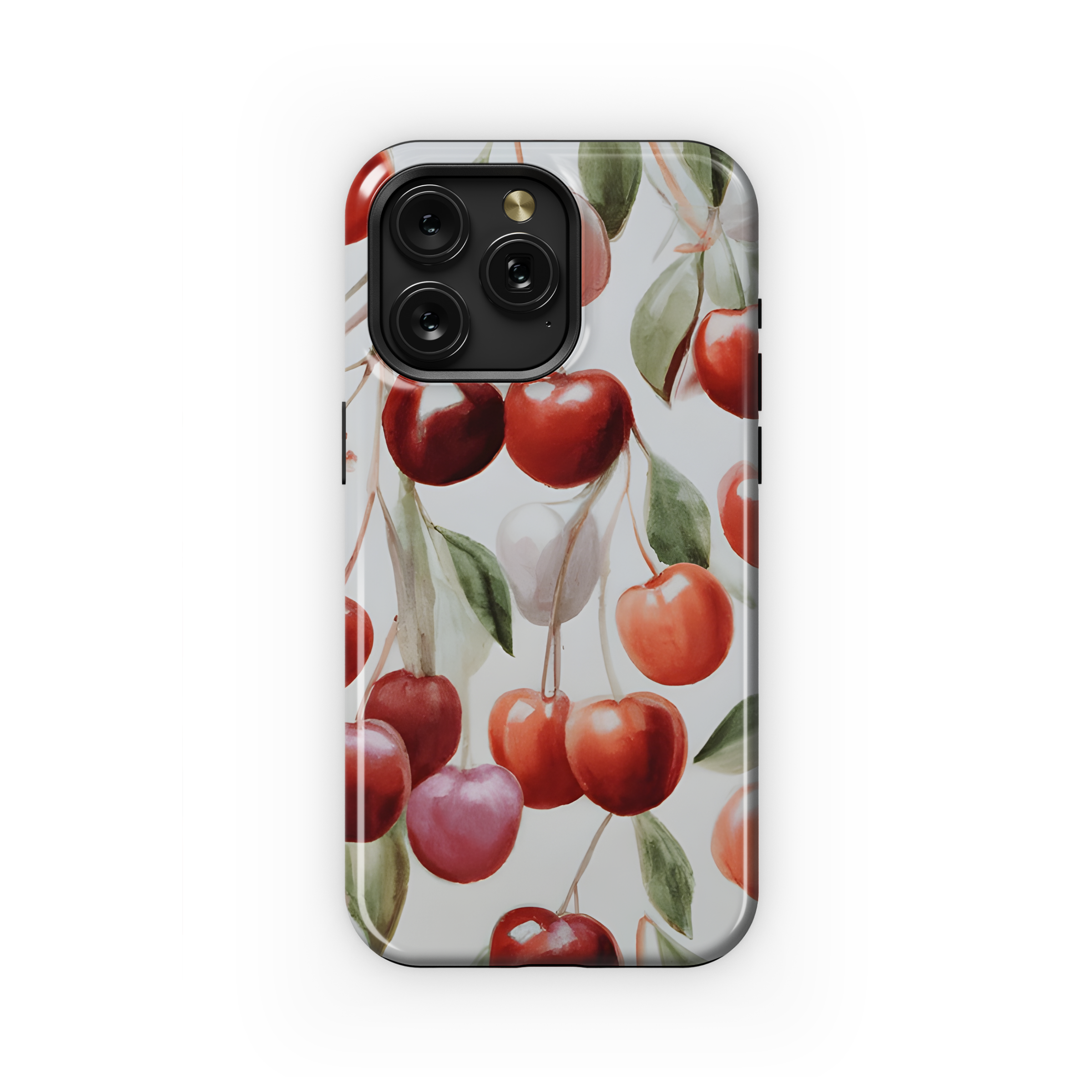 Watercolor Cherry Phone Case iPhone Samsung Cover Pixel 2885