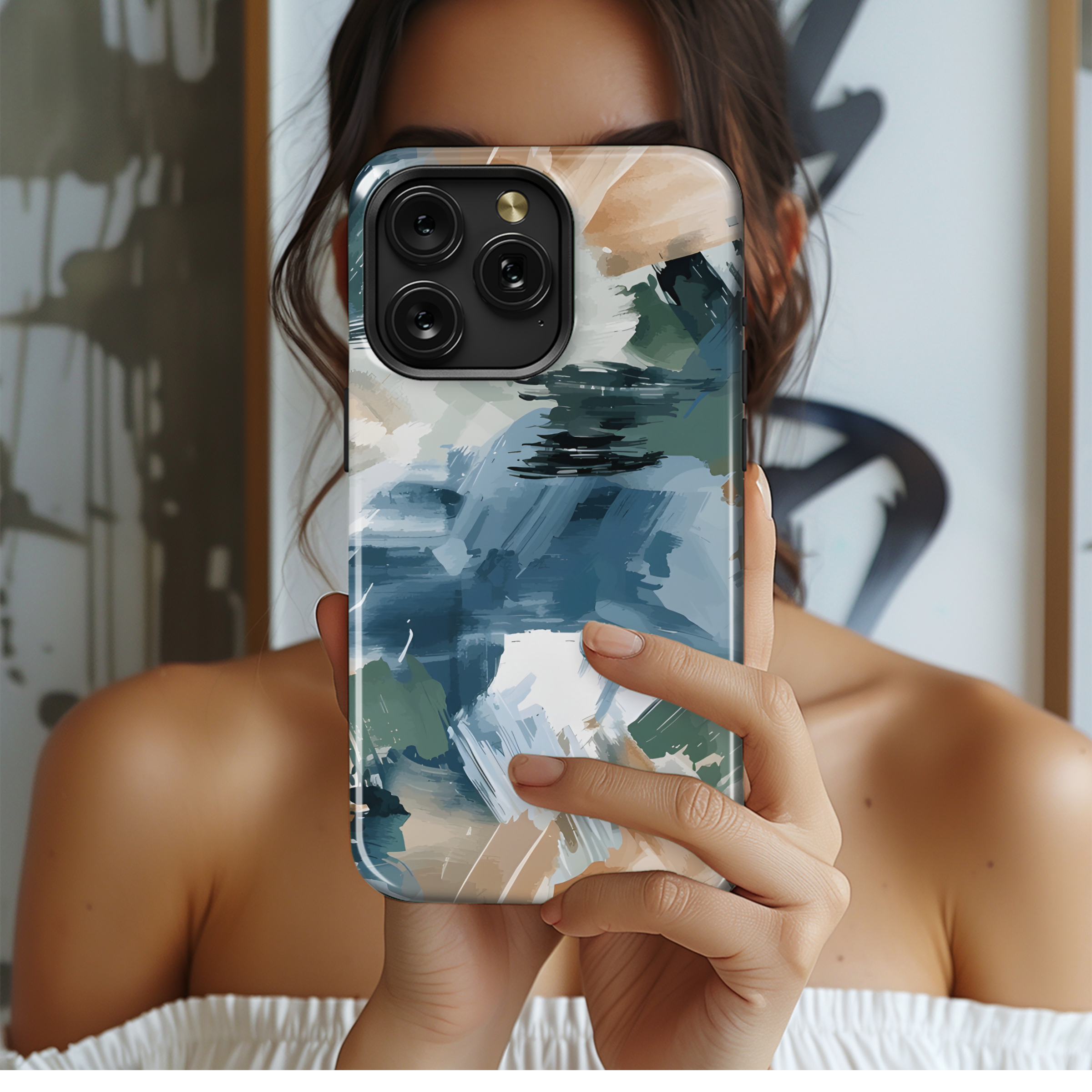 Watercolor Patterns Phone Case iPhone Samsung Cover Pixel 2435