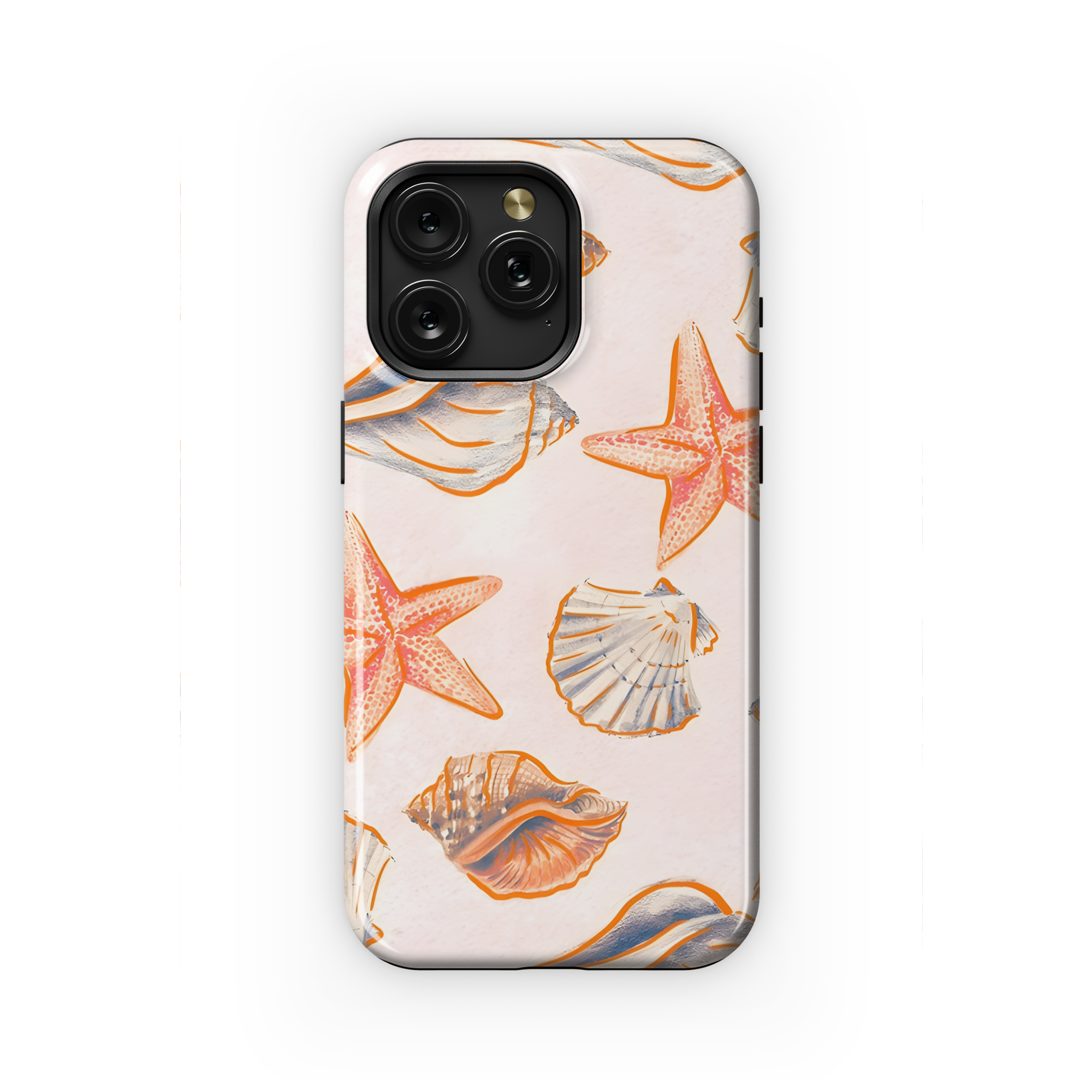 Watercolor Sea Pattern Phone Case iPhone Samsung Cover Pixel 2335