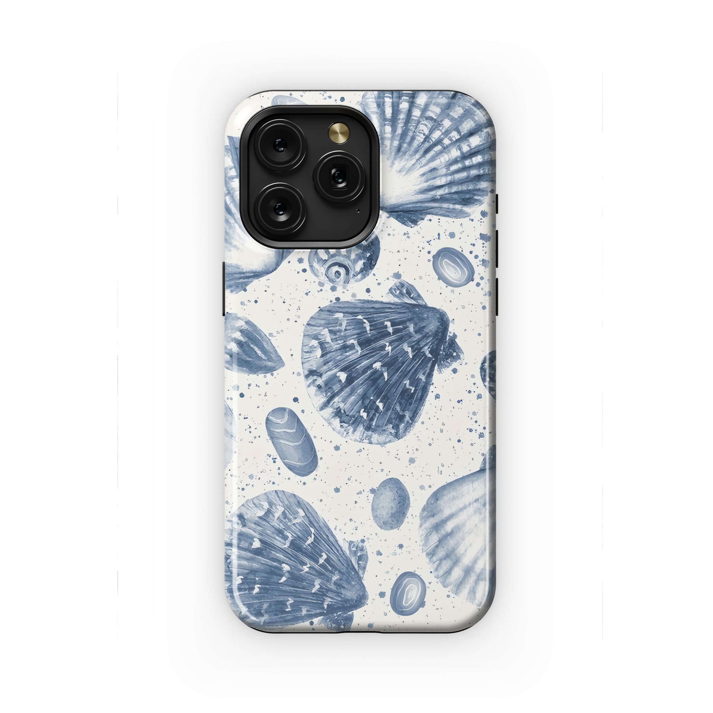 Watercolor Seashells Pattern Phone Case iPhone Samsung Cover Pixel 2332