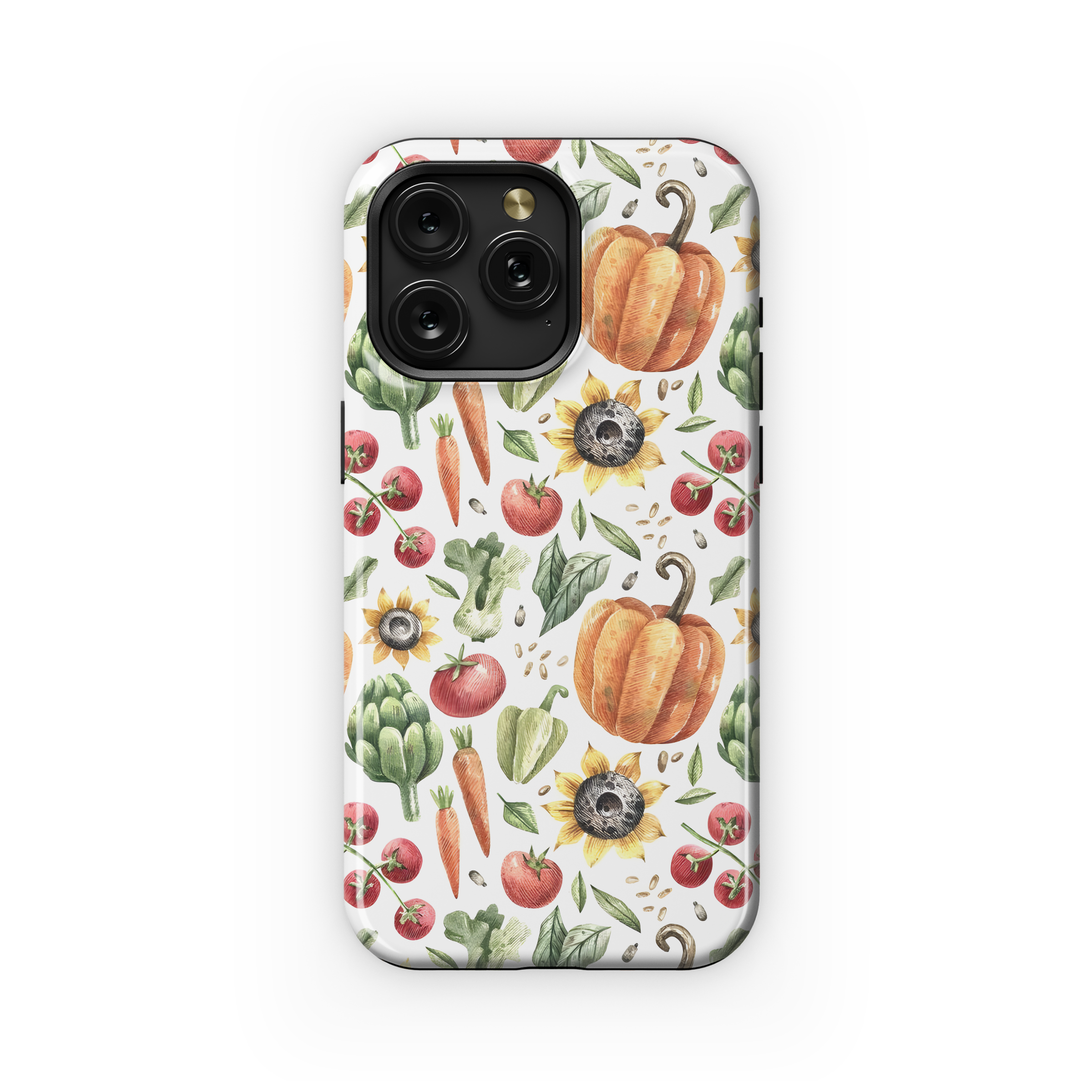 Watercolor Vegetables and Fruits Phone Case iPhone Samsung Cover Pixel 1885