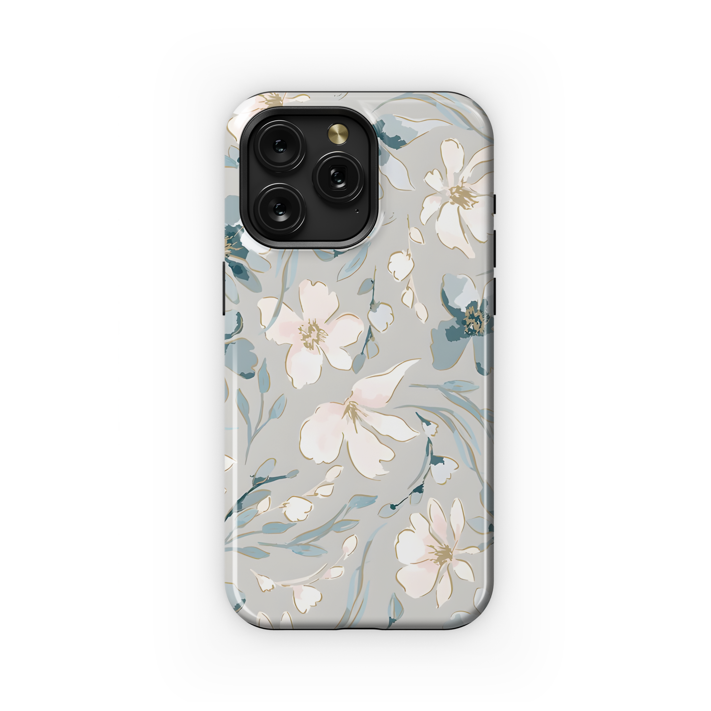 Watercolor Wildflower Seamless Pattern Phone Case iPhone Samsung Cover Pixel 2445