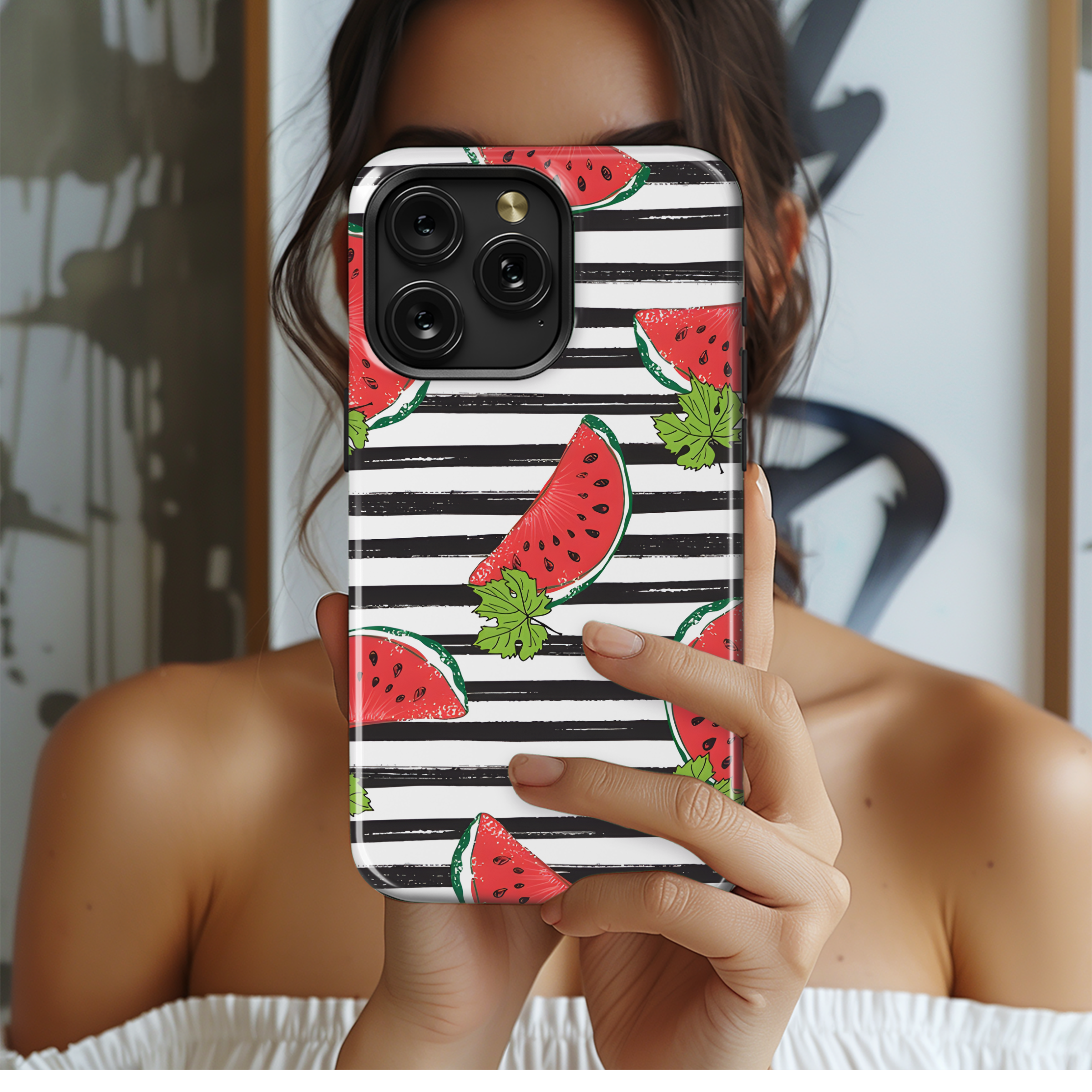 Watermelon Phone Case iPhone Samsung Cover Pixel 2645