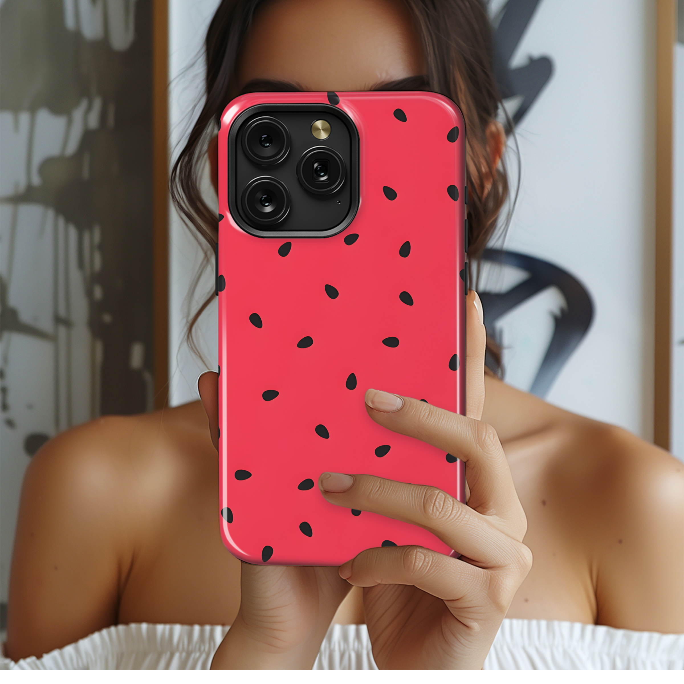 Watermelon Seeds Phone Case iPhone Samsung Cover Pixel 2647