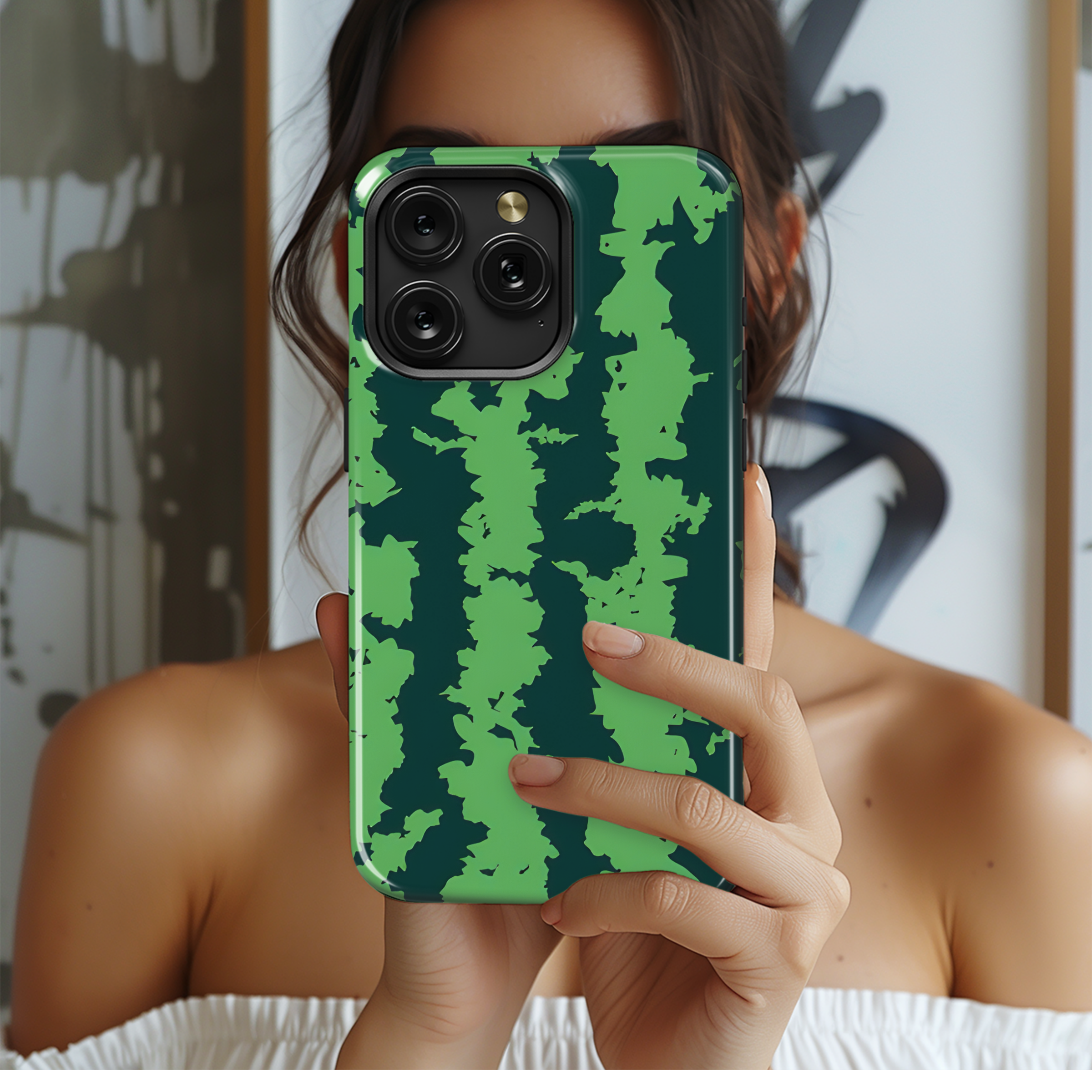 Watermelon Stripes Phone Case iPhone Samsung Cover Pixel 2646