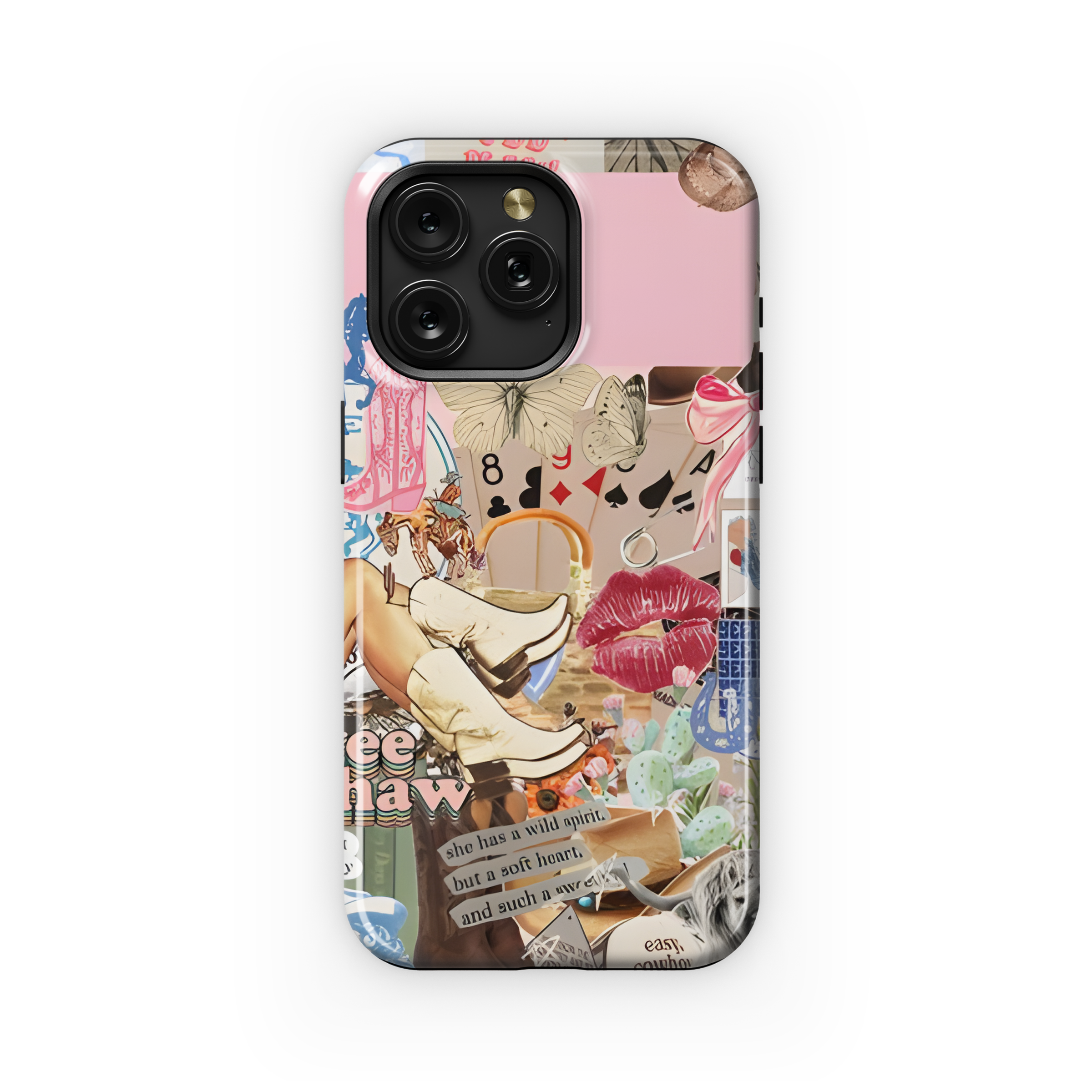 Western Country Cow Girl Boots Howdy Phone Case iPhone Samsung Cover Pixel 1927