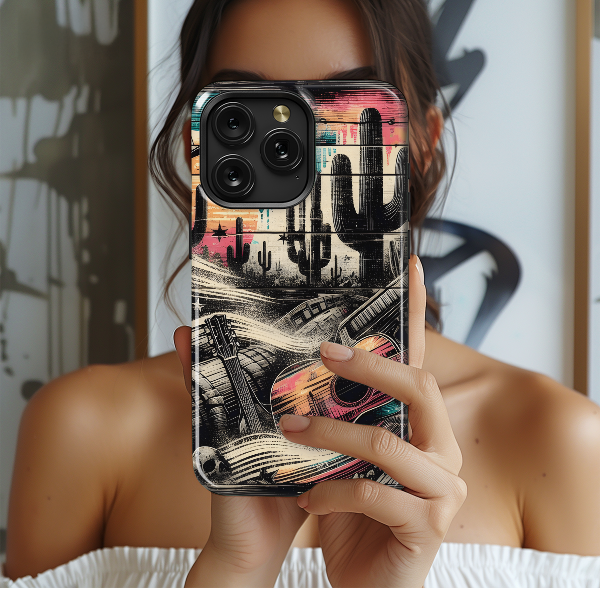 Western Grunge Phone Case iPhone Samsung Cover Pixel 2762