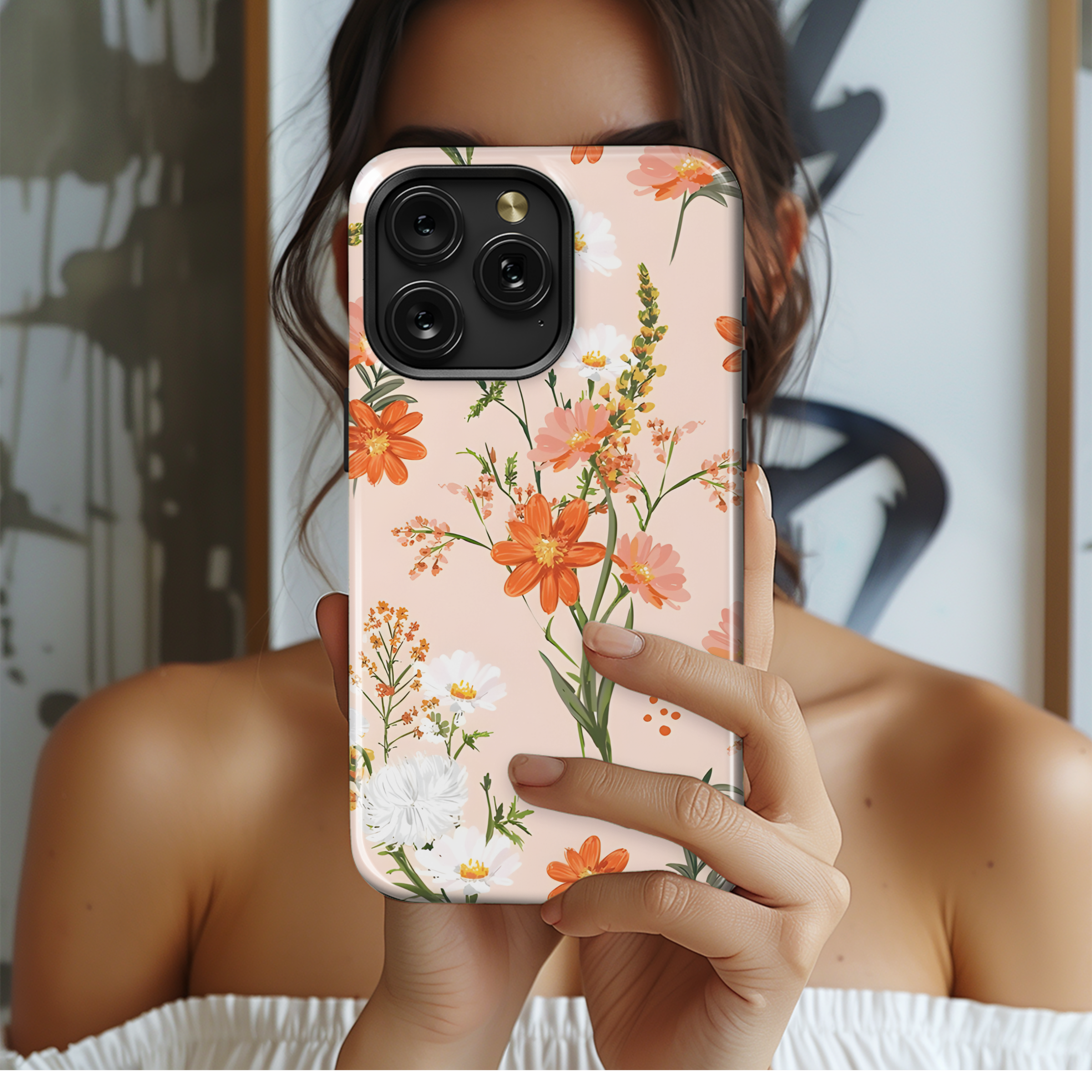 Wild Meadow Florals Phone Case iPhone Samsung Cover Pixel 2697