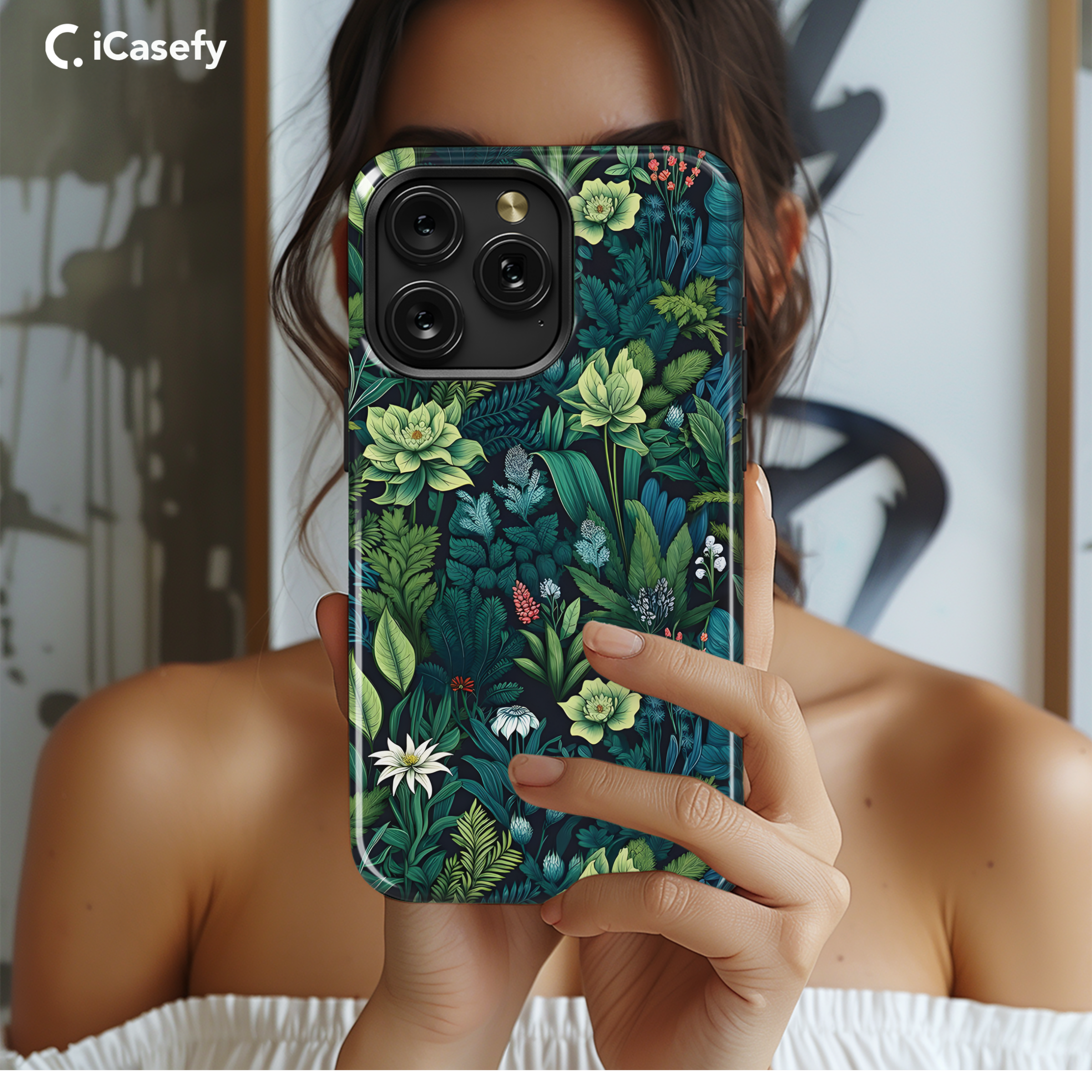 Wildflower Phone Case iPhone Samsung Cover Pixel 1942