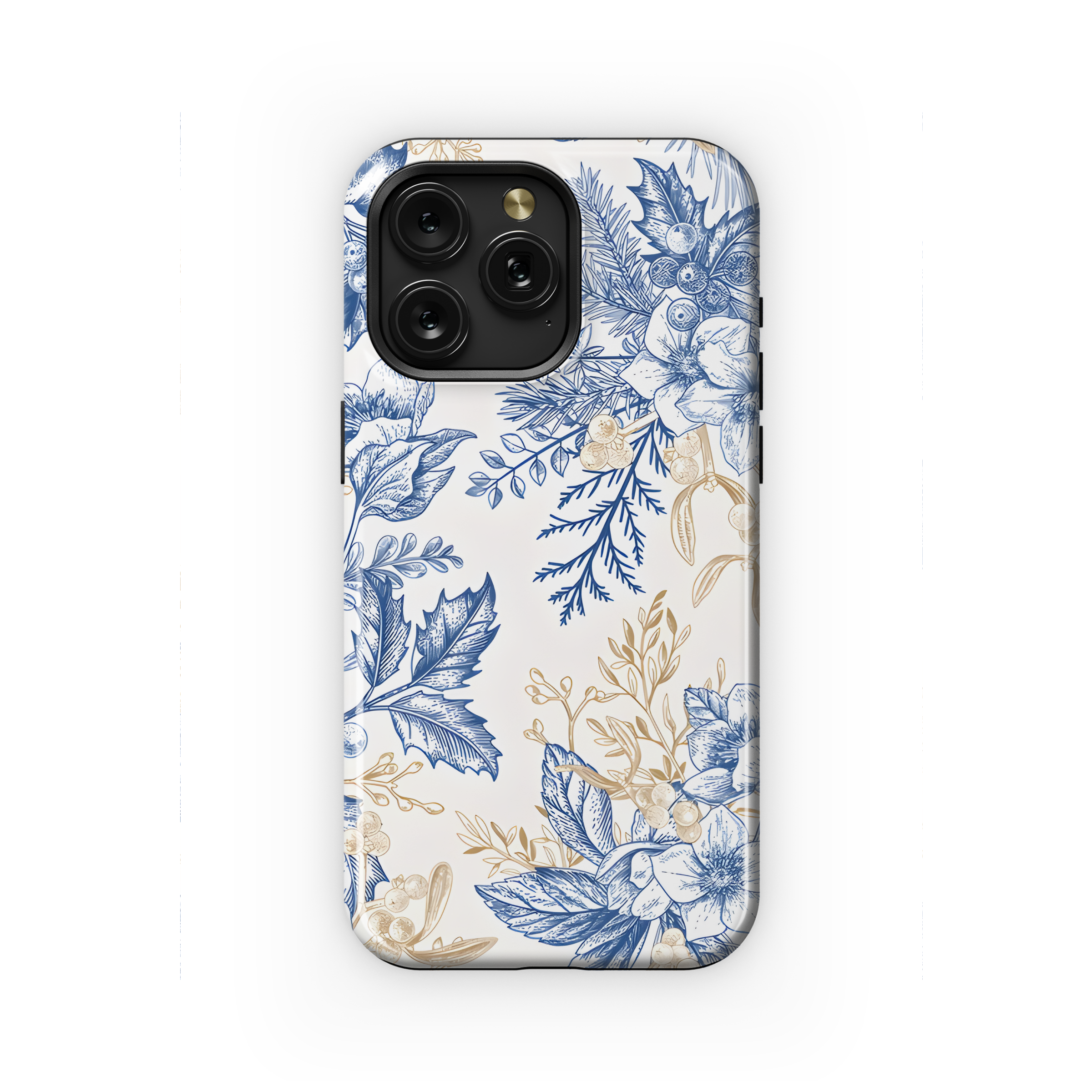 Winter Botanical Pattern Phone Case iPhone Samsung Cover Pixel 2099