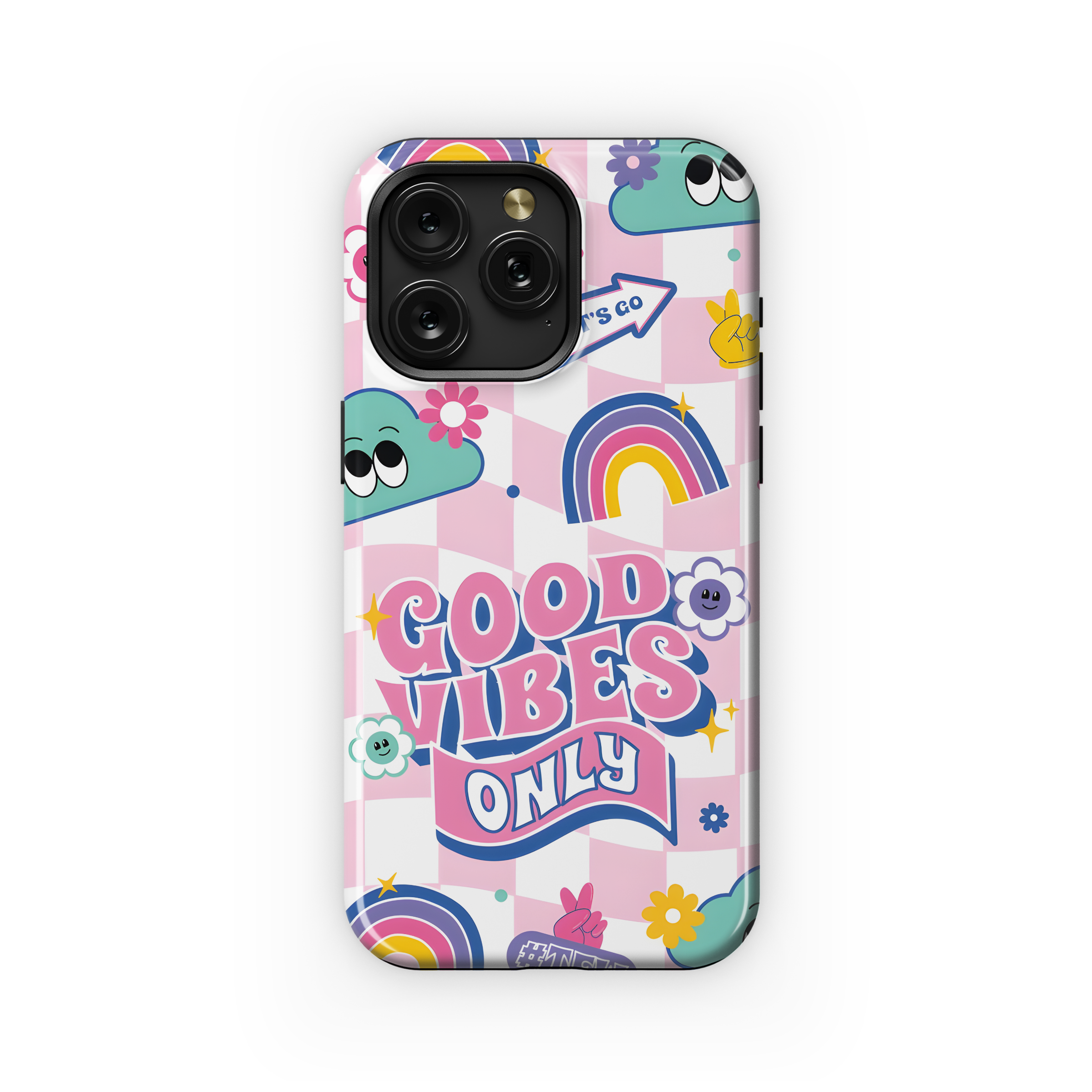 Y2K Good Vibes Only Phone Case iPhone Samsung Cover Pixel 2055