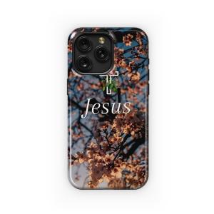 Jesus Cross Blooming Branch Faith OnePlus 8 Pro Phone Case - Image 1