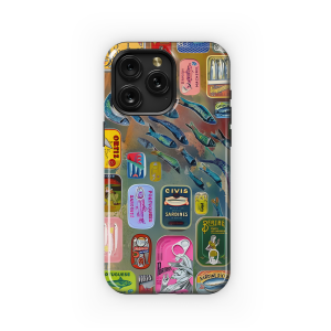 Sardine Collage Samsung Galaxy A51 Phone Case - Image 1