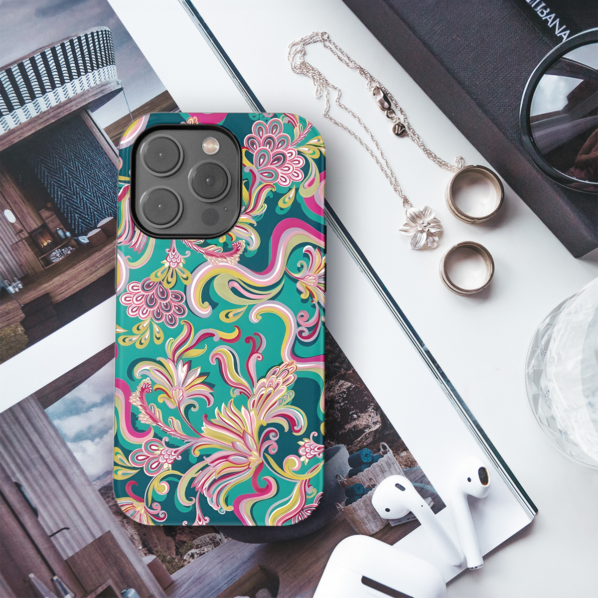 Abstract Ethnic Batik Phone Case iPhone Samsung Cover Pixel 3831 - Image 3