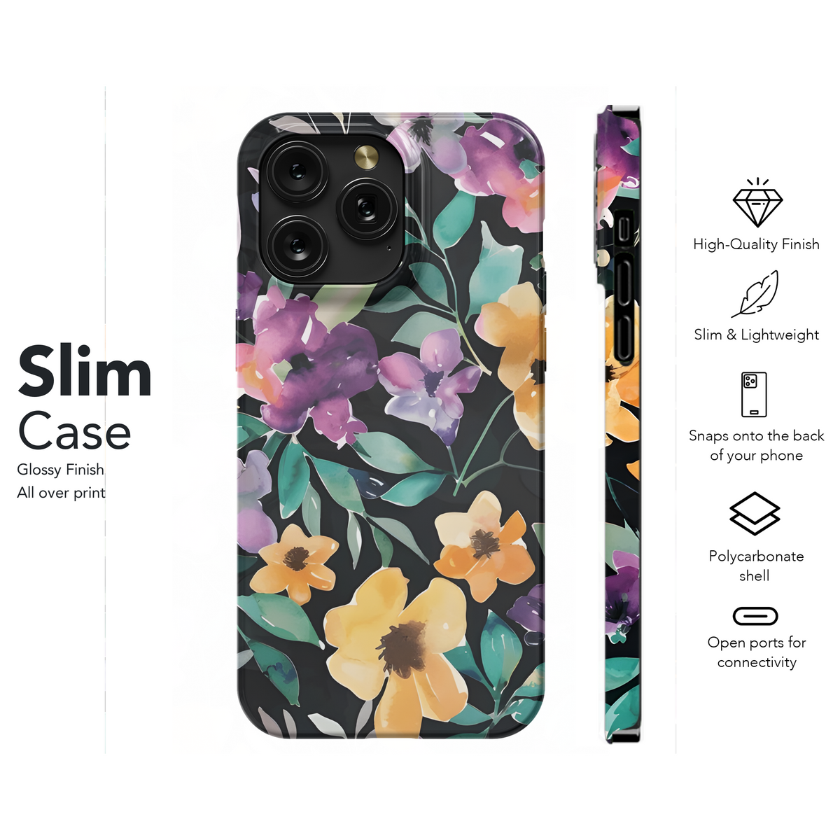 Abstract Floral Grunge Phone Case iPhone Samsung Cover Pixel 2352 - Image 7