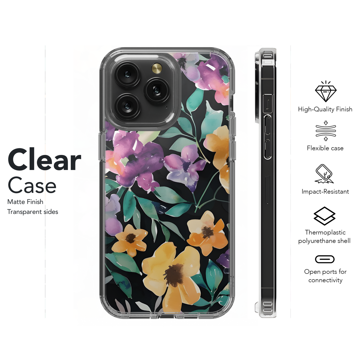 Abstract Floral Grunge Phone Case iPhone Samsung Cover Pixel 2352 - Image 8