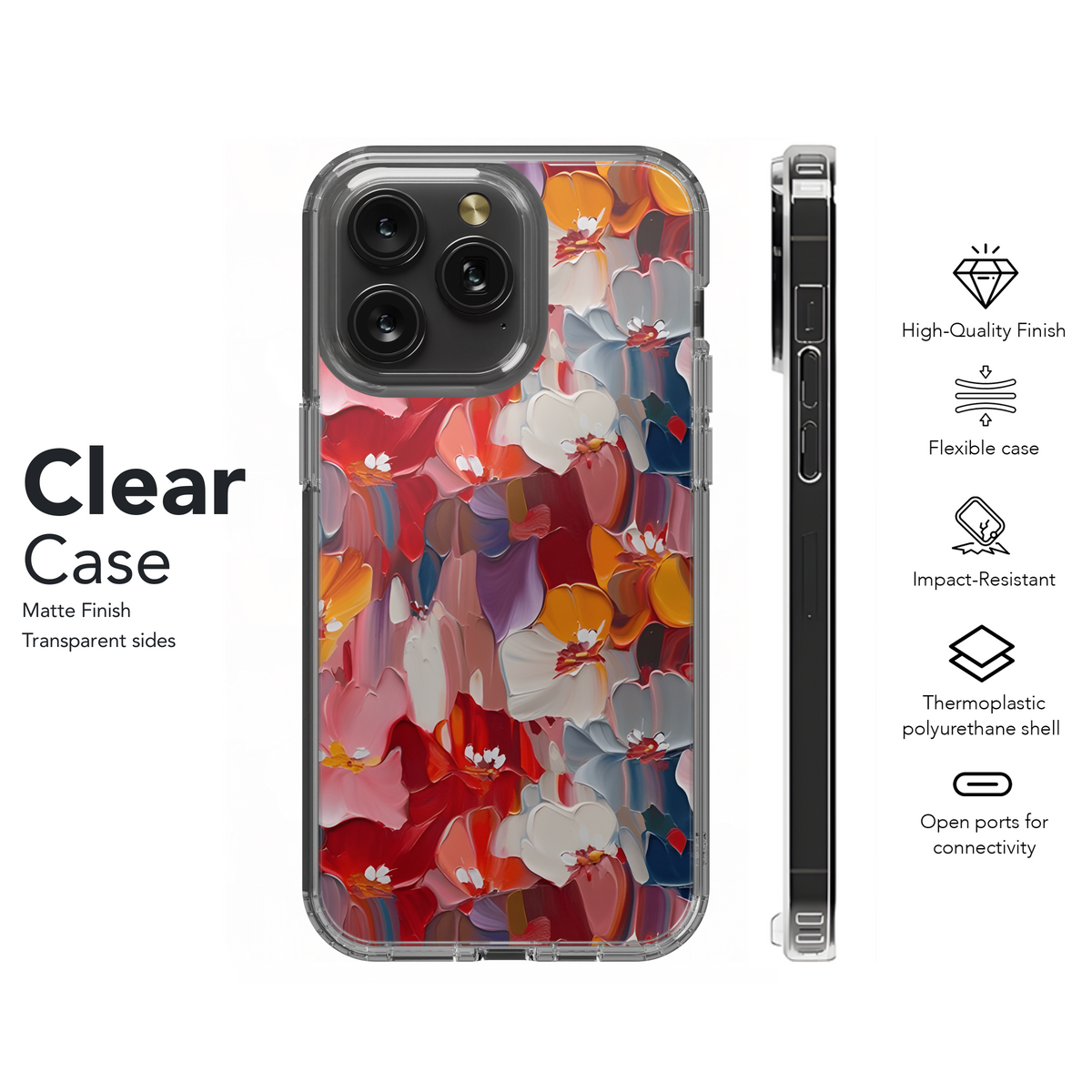 Abstract Floral Seamless Pattern Phone Case iPhone Samsung Cover Pixel 2462 - Image 8