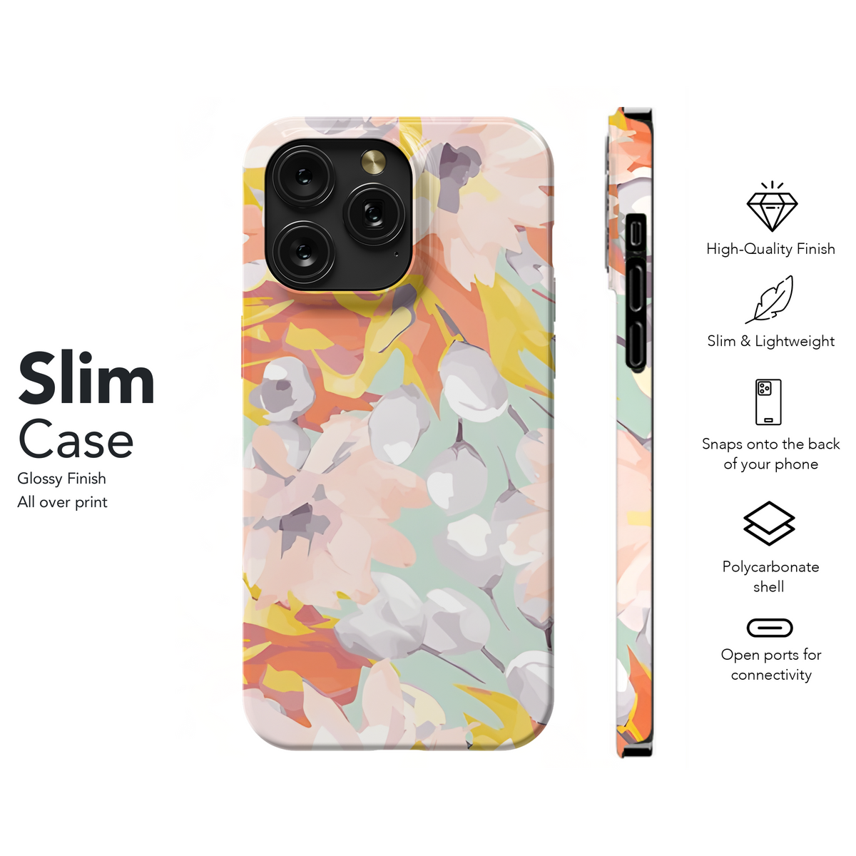 Abstract Flower Phone Case iPhone Samsung Cover Pixel 2592 - Image 7